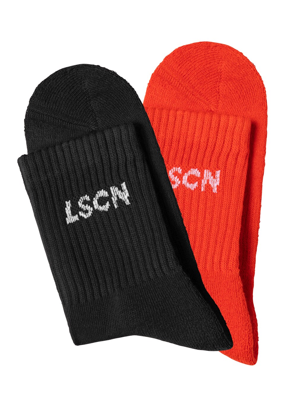 Sockor röd / svart