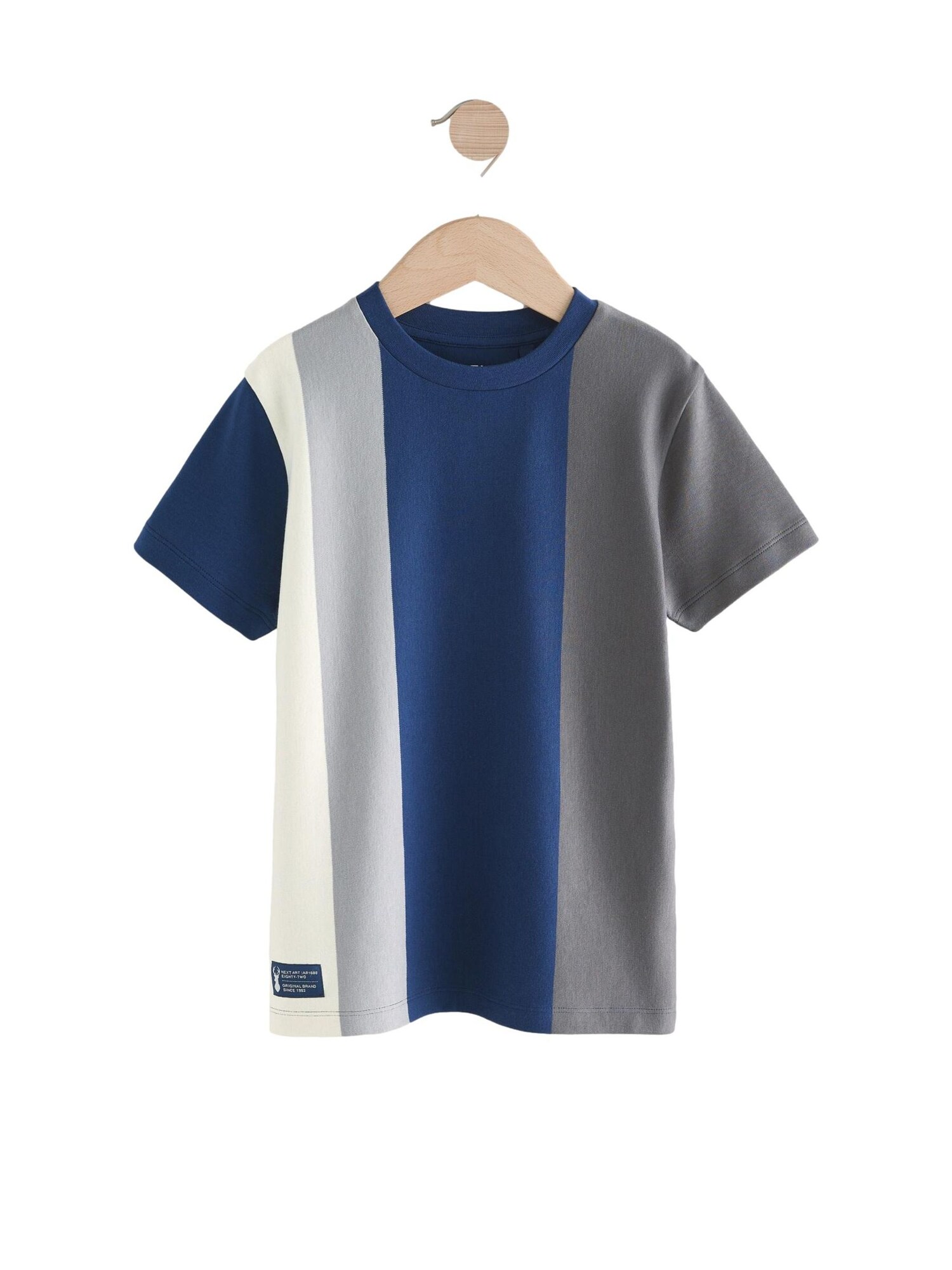 Next Tricou  albastru noapte / albastru porumbel / gri / alb murdar