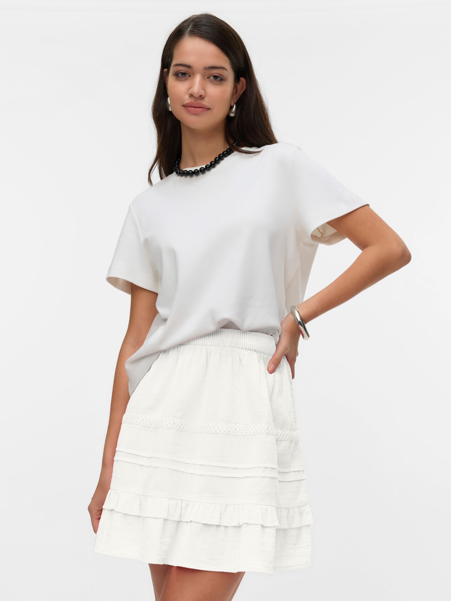 VERO MODA Szoknyák 'VMPRETTY'  fehér termék 2. képe