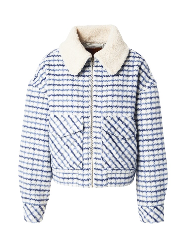 LEVI'S Átmeneti dzseki 'Shrunken '90s Wool Trucker Jacket' Női kék , Méret L