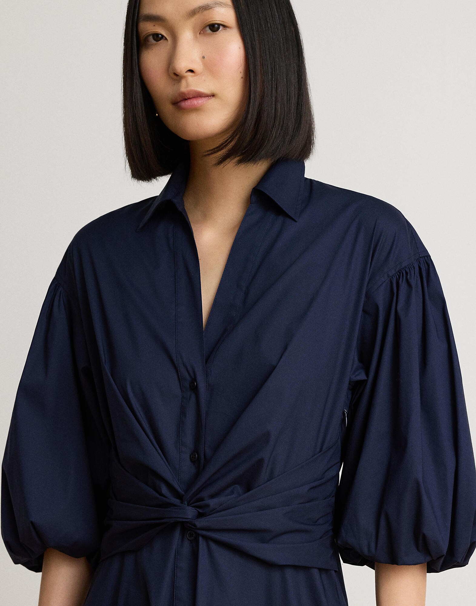 Lauren Ralph Lauren Vestido camisero  navy – imagen 4