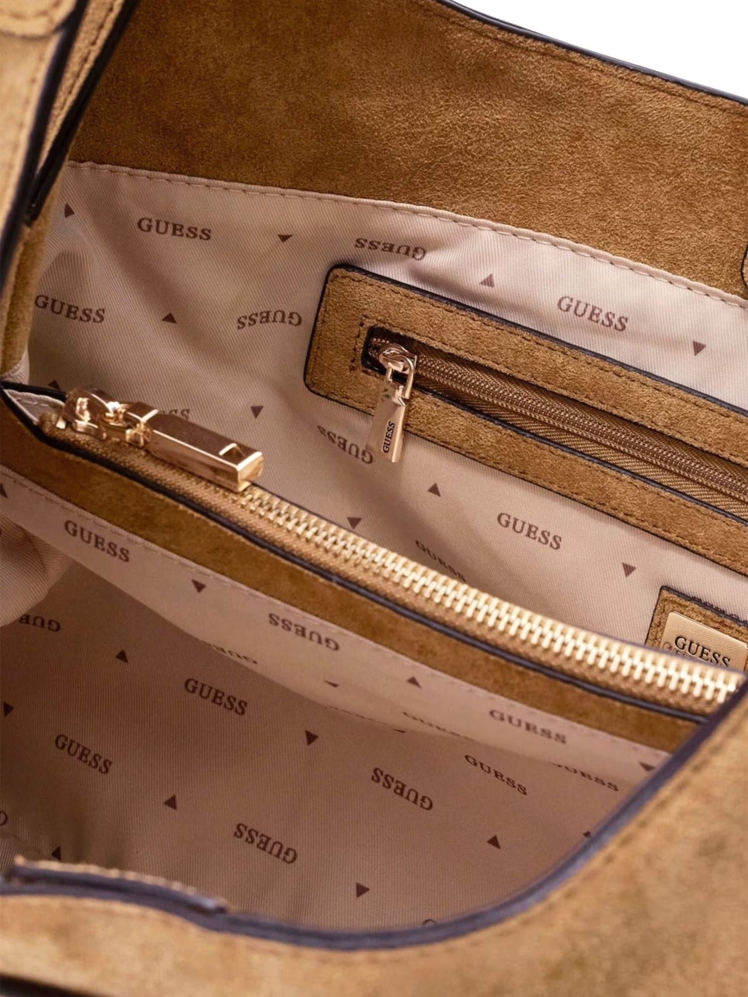 Guess Bolso de mano Bolso Hobo Maxi Sunset Tostado para mujer