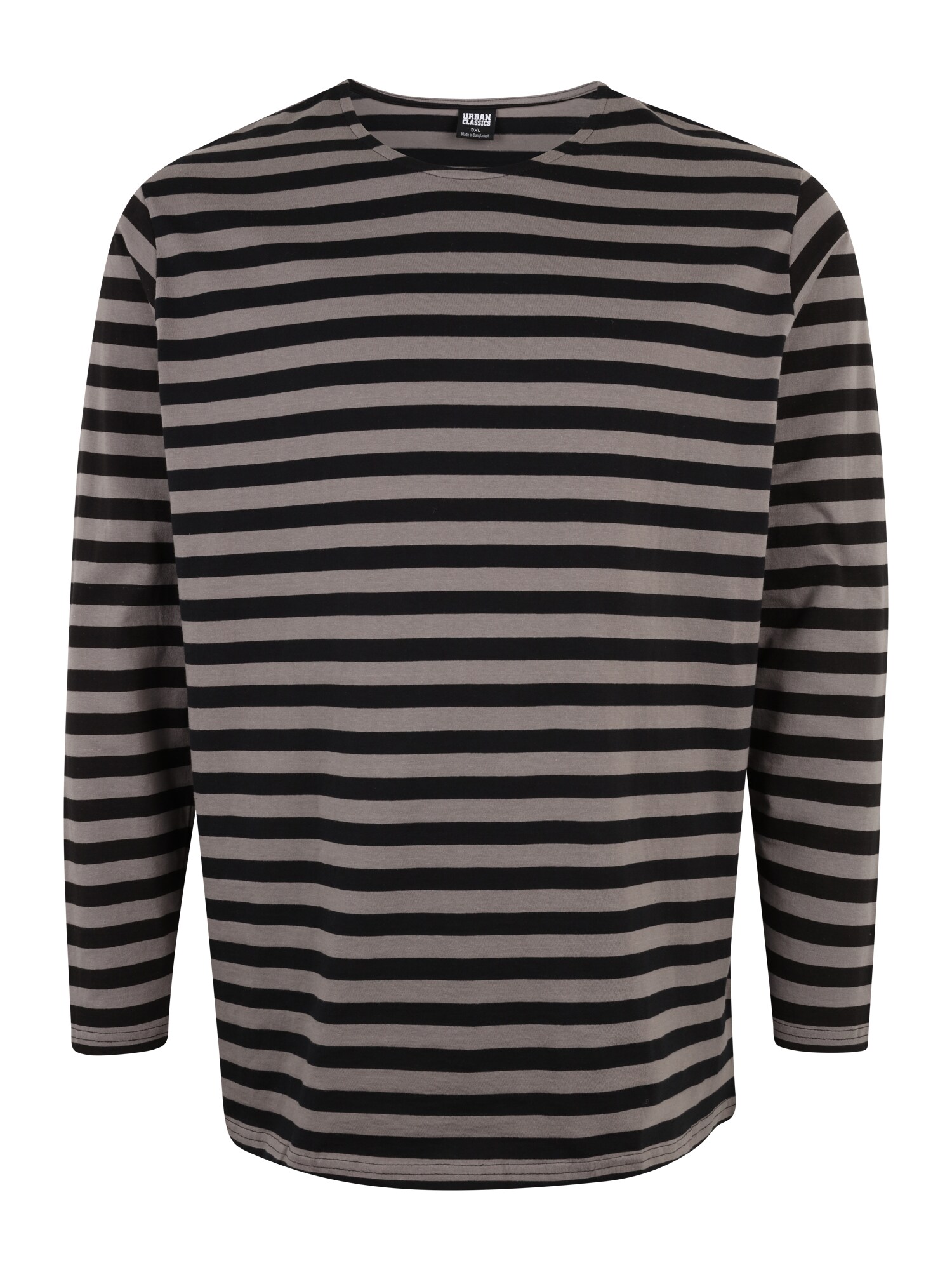 Urban Classics Tricou  gri taupe / negru