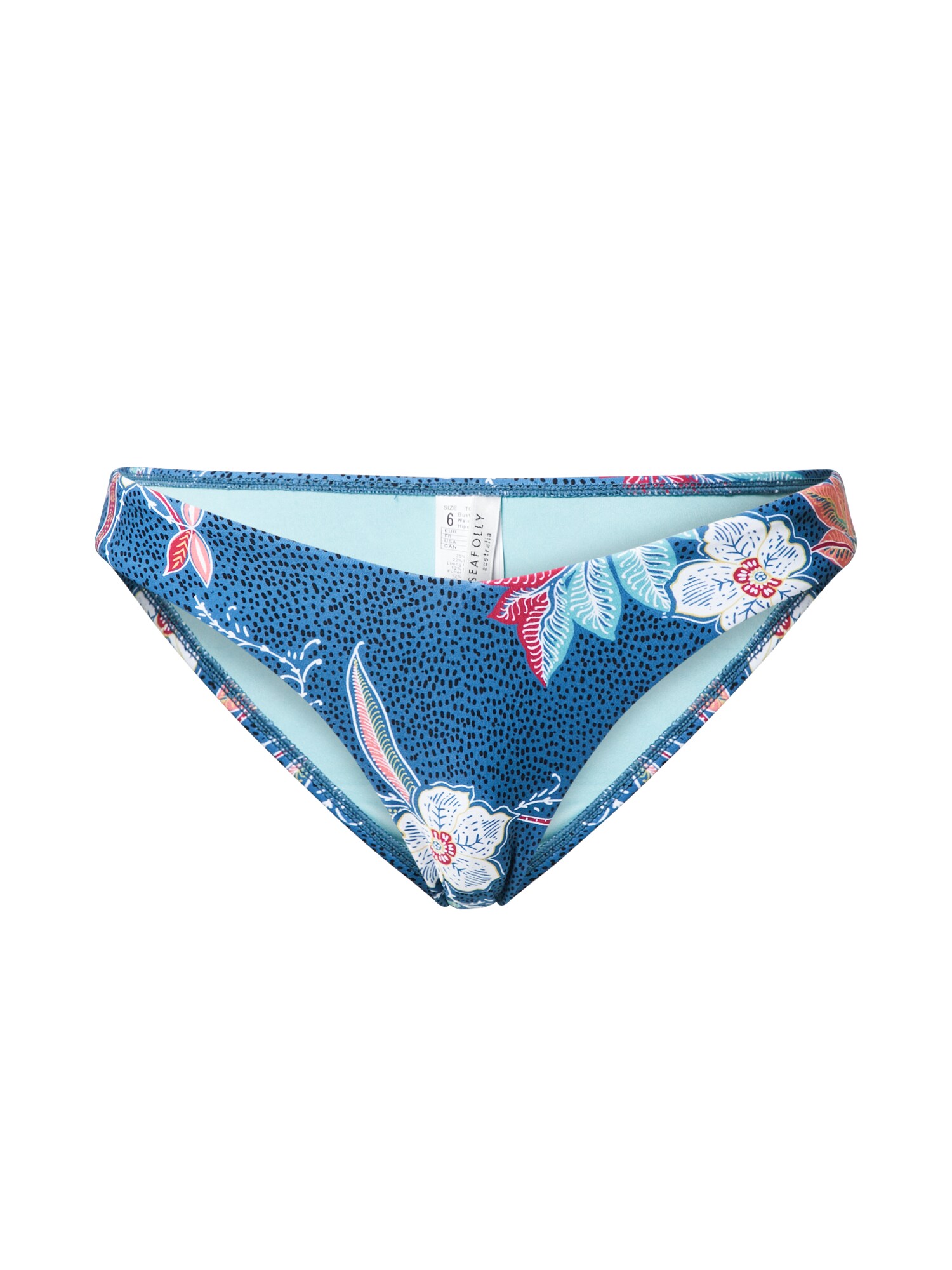 Seafolly Bikinio kelnaitės 'Rio'  mėlyna / rožinė / balta