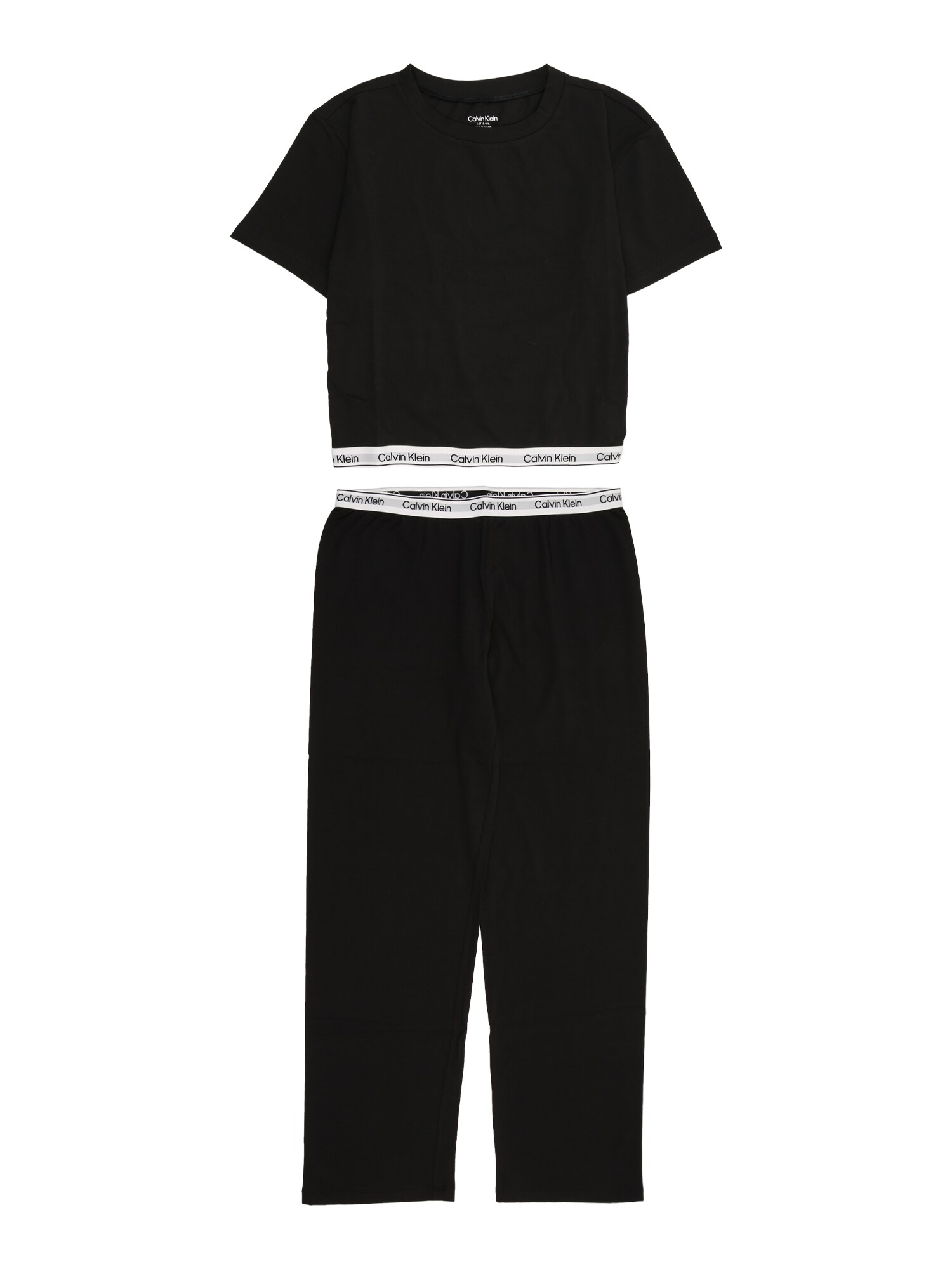 Calvin Klein Underwear Pijamale  negru / alb
