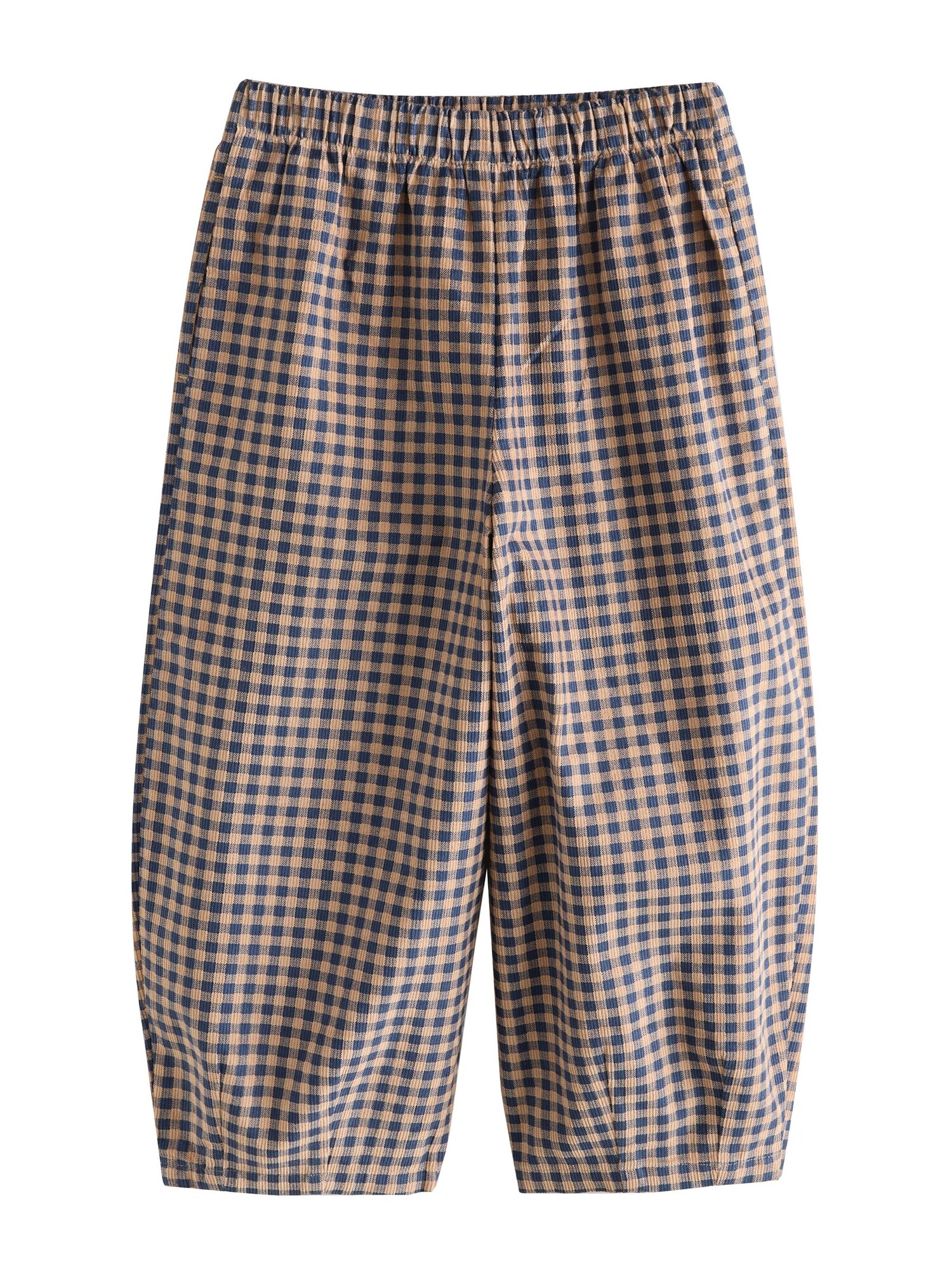 Next Pantaloni  bleumarin / maro