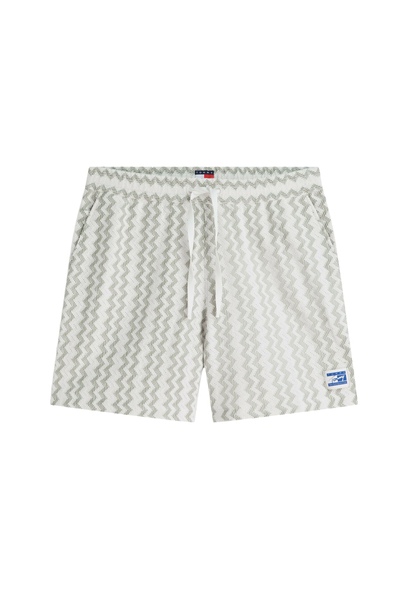 Tommy Jeans Pantalón  verde pastel / blanco