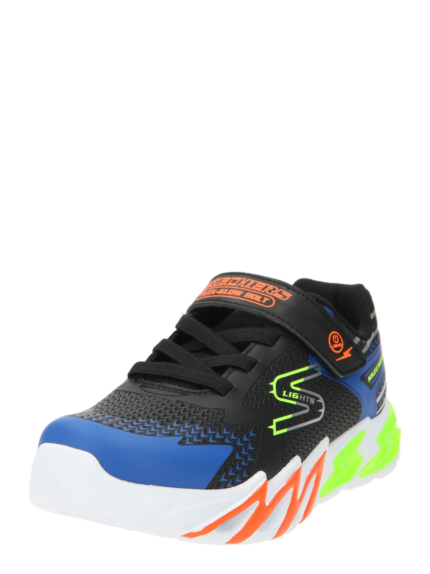 Skechers Kids Tenisky  modrá / neónovo žltá / oranžová / čierna