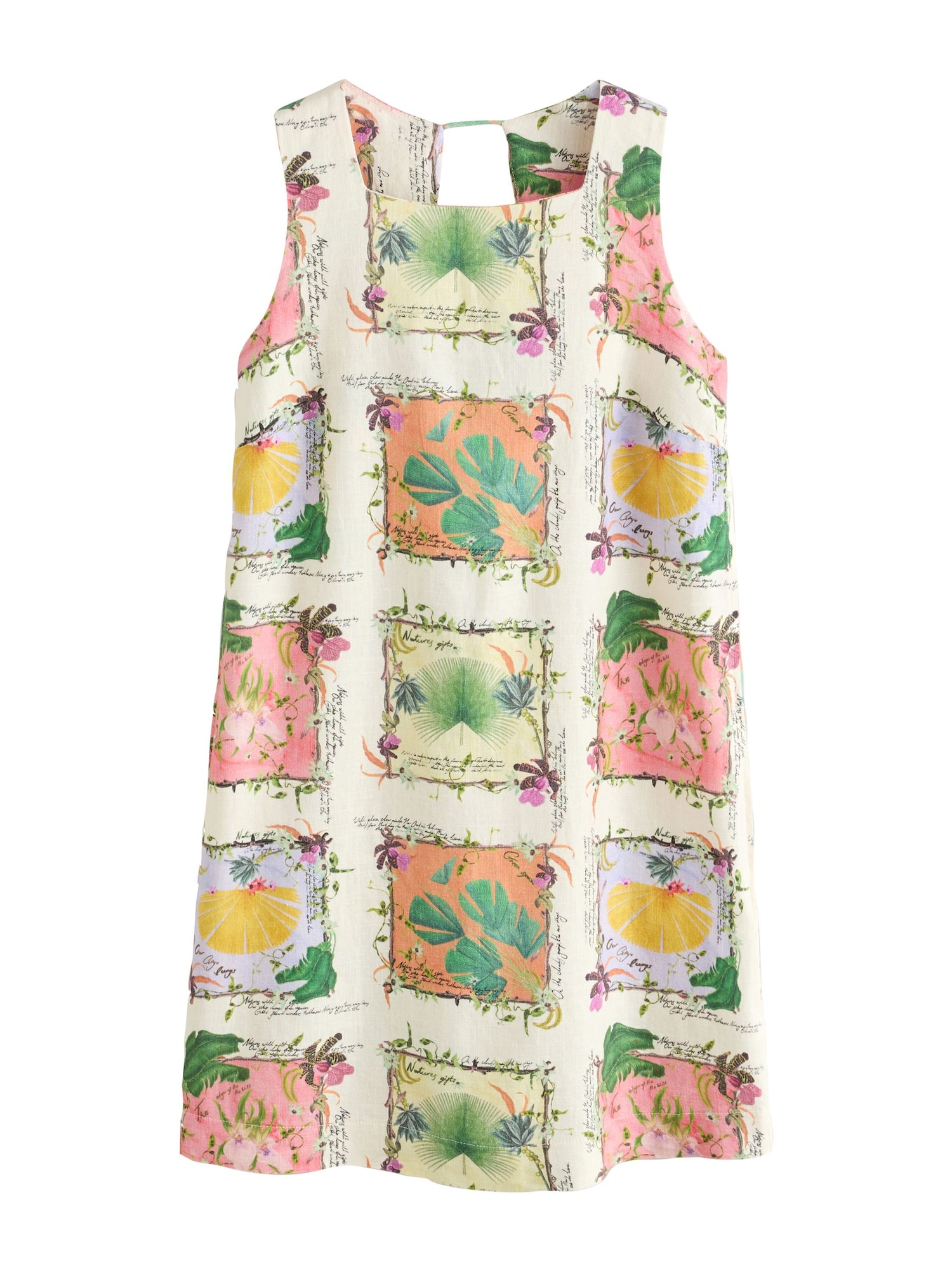 Next Zomerjurk Beige / Groen / Pink thumbnail