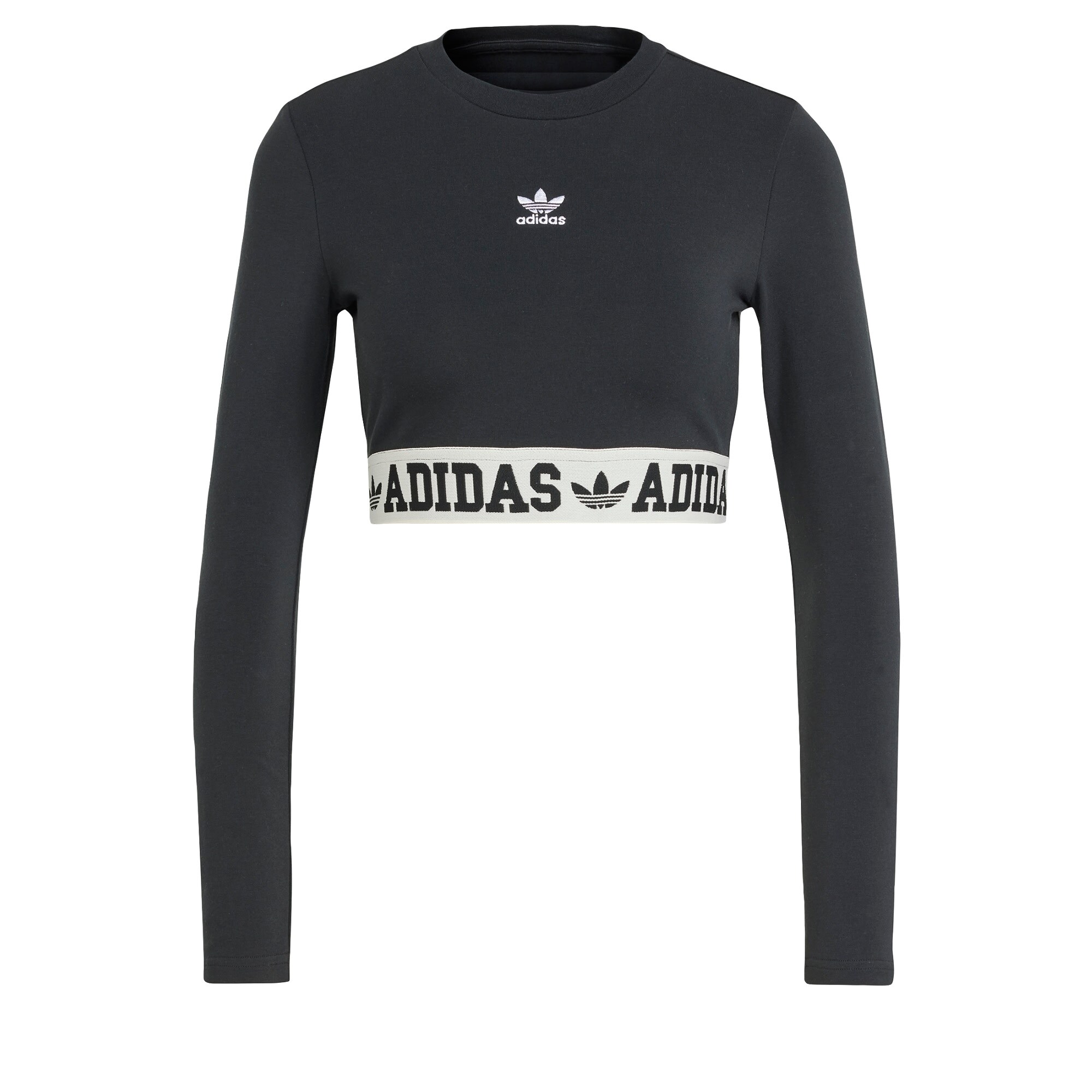 ADIDAS ORIGINALS Majica  črna / bela