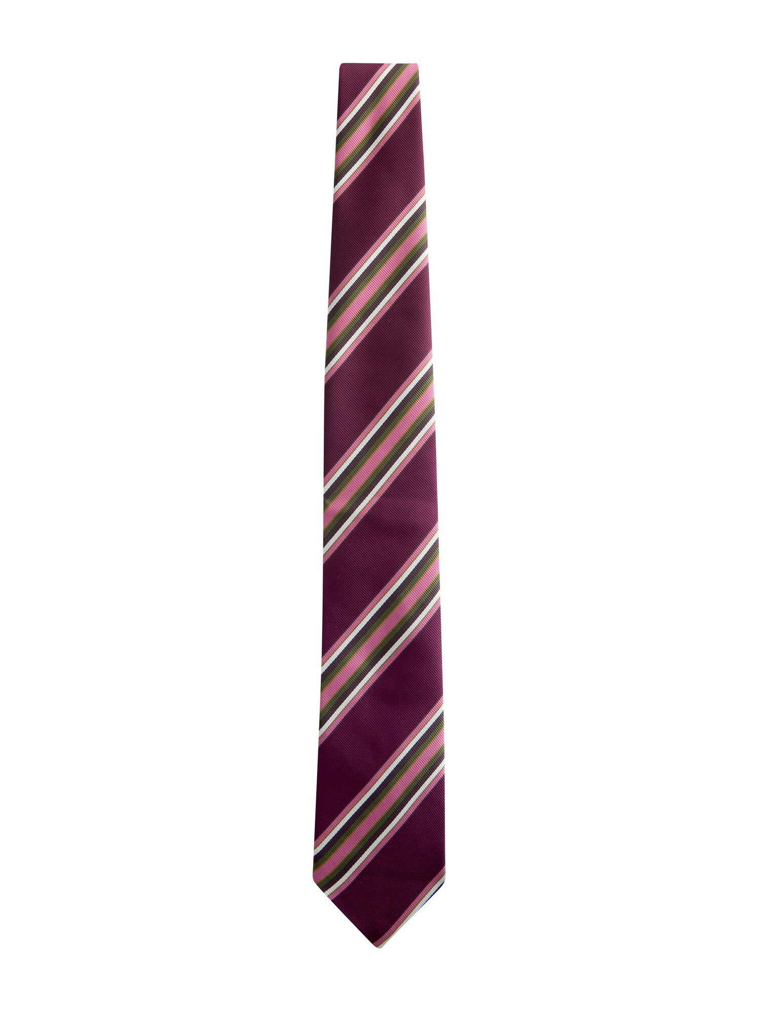 Next Cravată  verde / roz / roșu burgundy