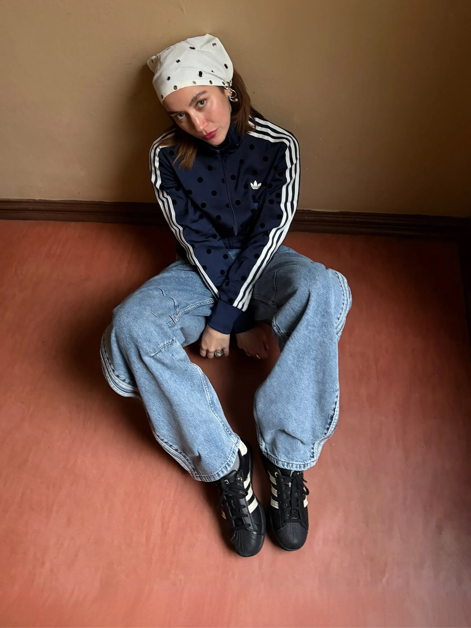 Adidas Originals Vaqueros De Cintura Alta Barrel Leg
