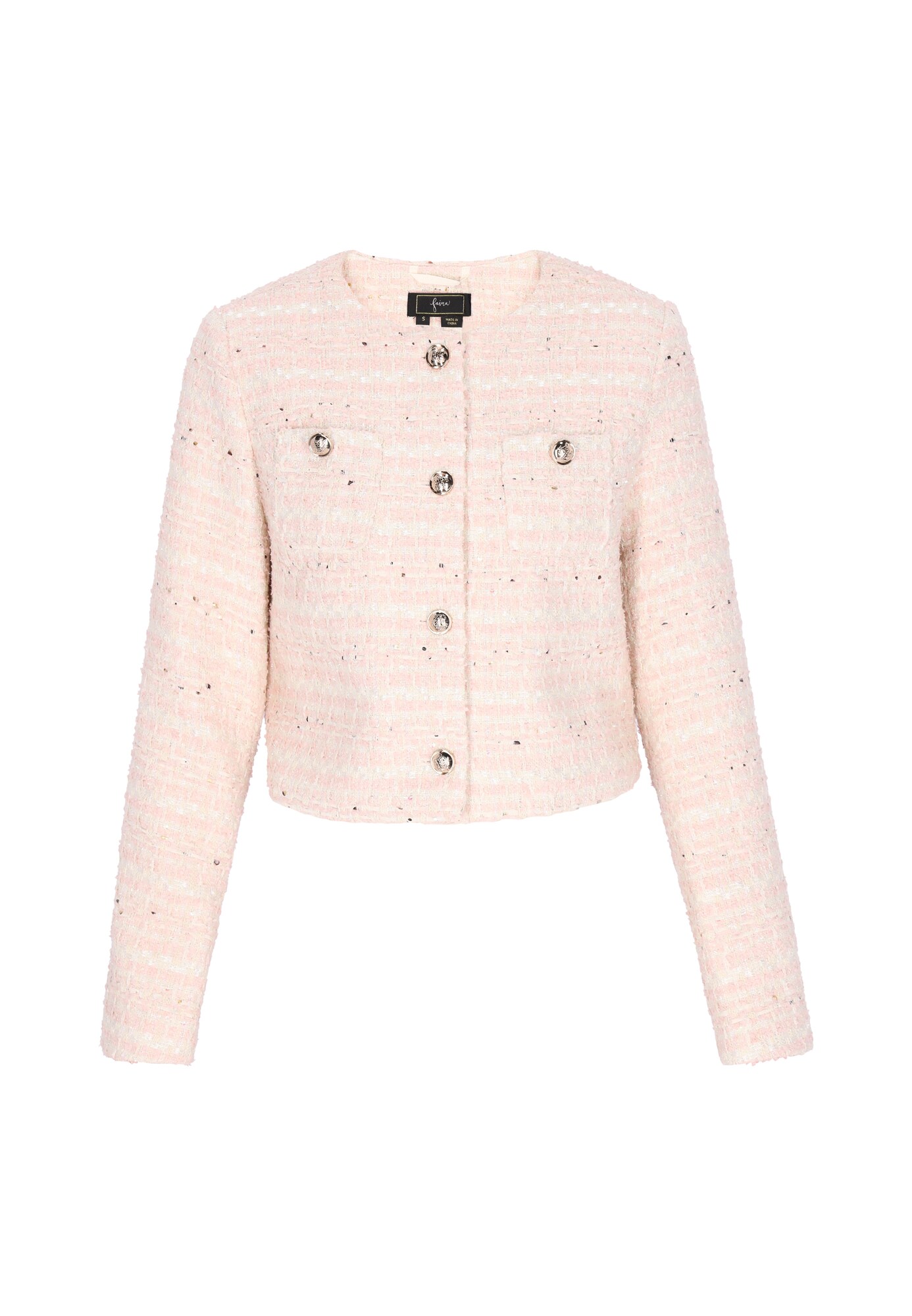 faina Blazer  rosa / talco