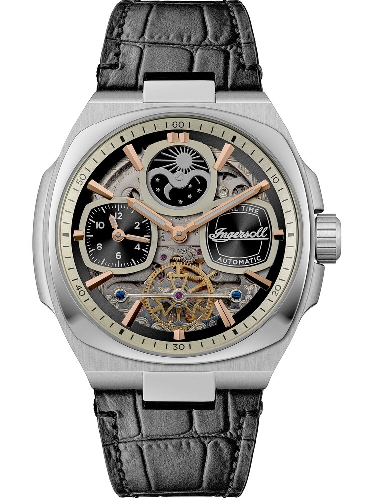 INGERSOLL Uhr Herren Größe One Size gold / schwarz / silber