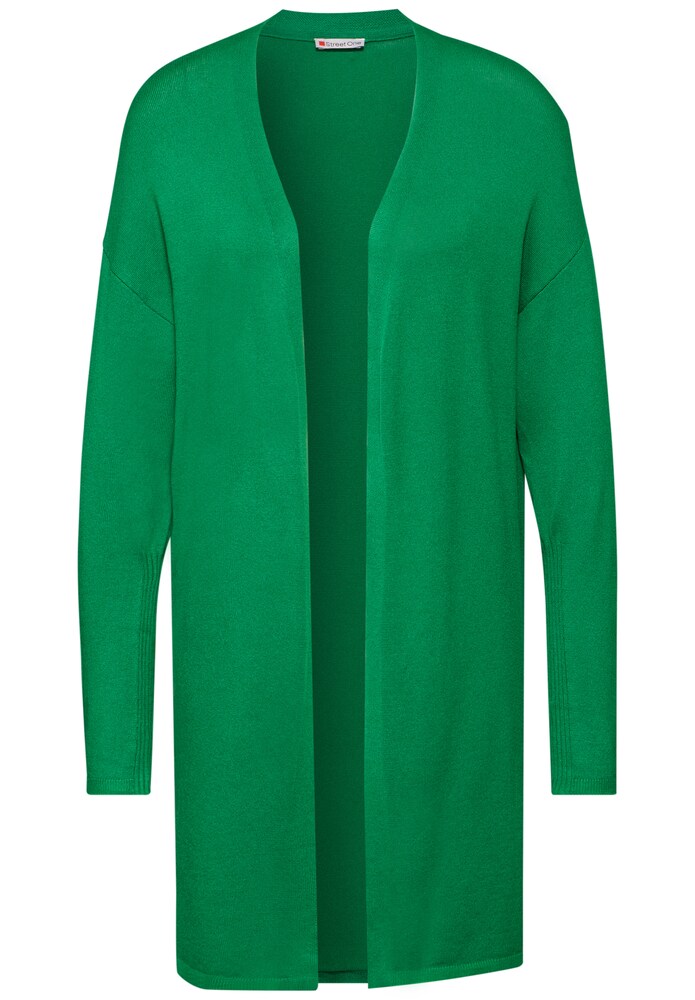 STREET ONE Langer Cardigan Damen Größe S neongrün