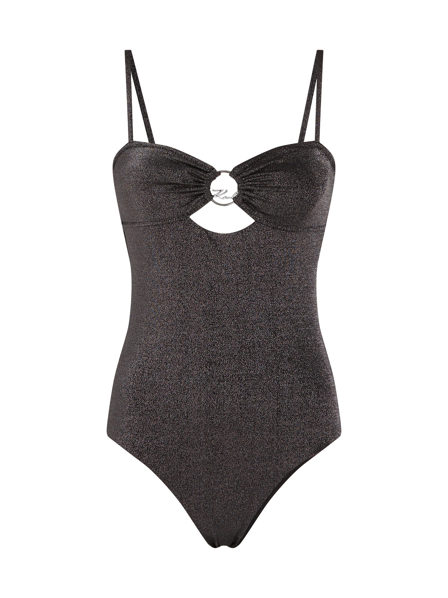 Karl Lagerfeld Costum de baie întreg  negru