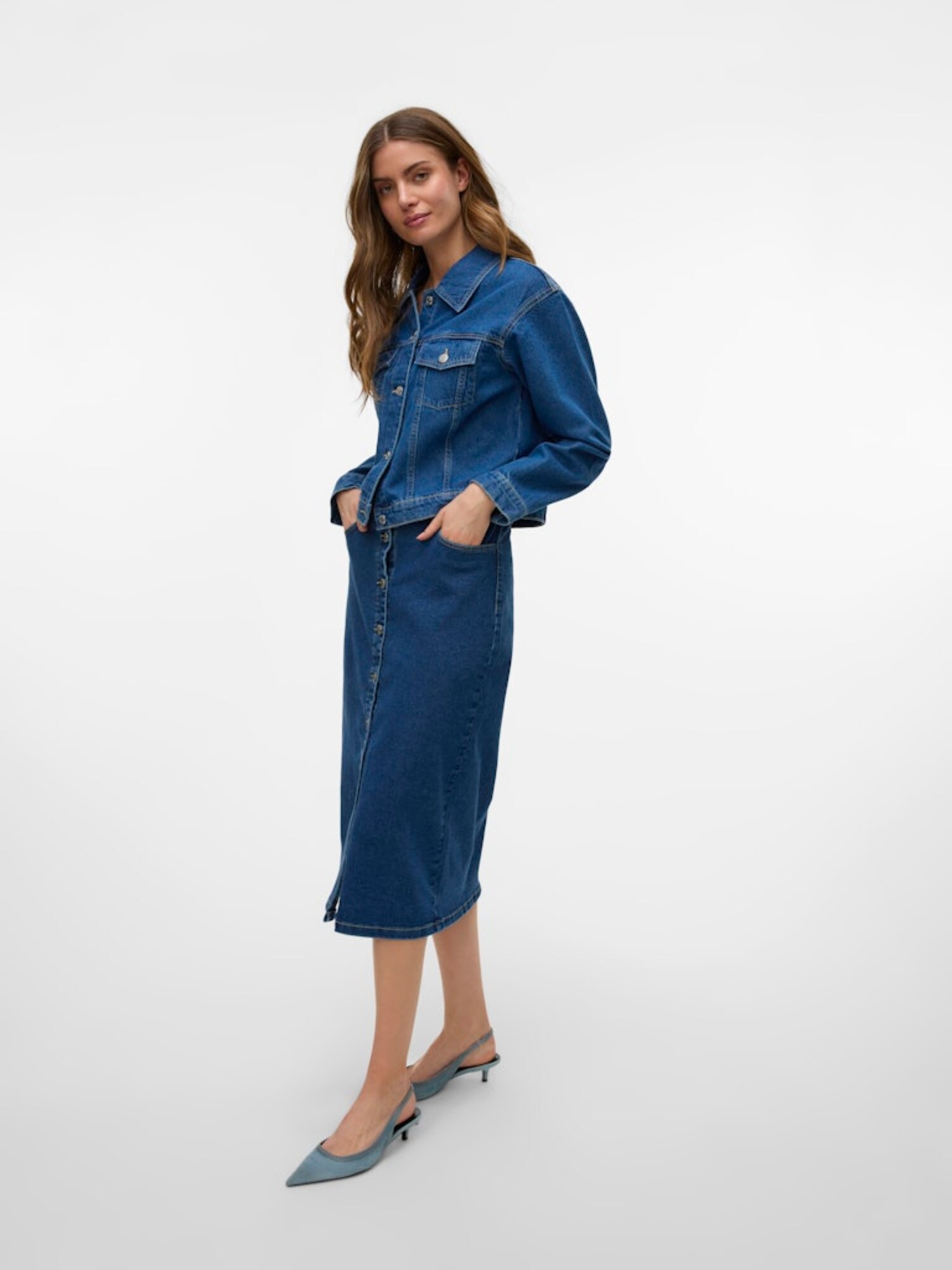 VERO MODA Szoknyák 'NATTY'  kék termék 2. képe