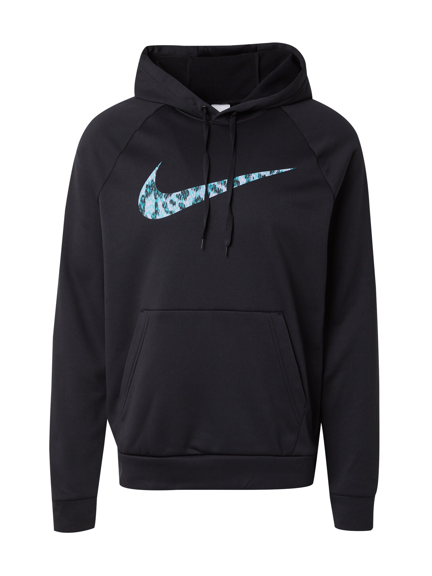 NIKE Hanorac sport  albastru aqua / negru / alb