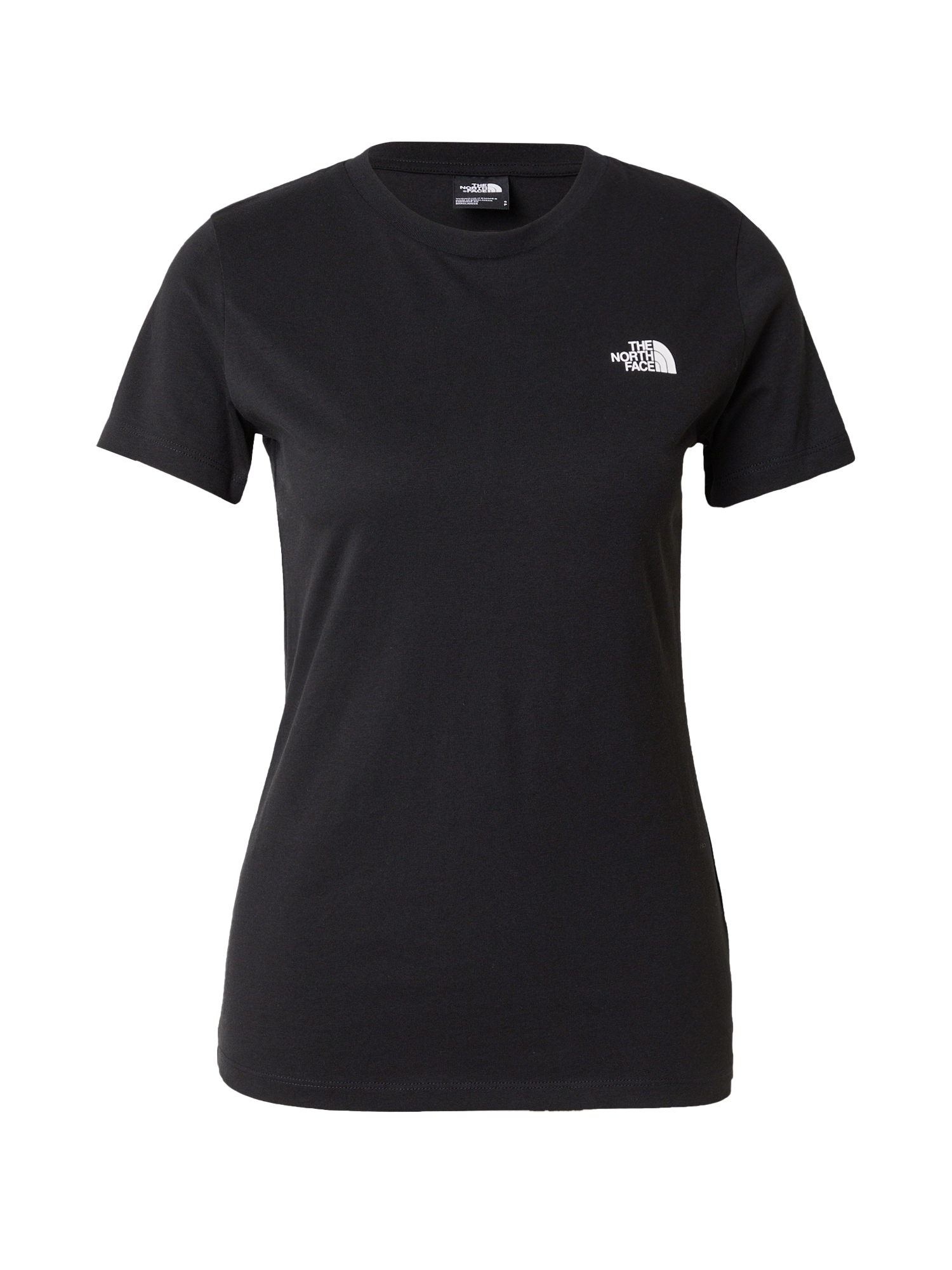THE NORTH FACE Sportiniai marškinėliai 'SIMPLE DOME' juoda / balta