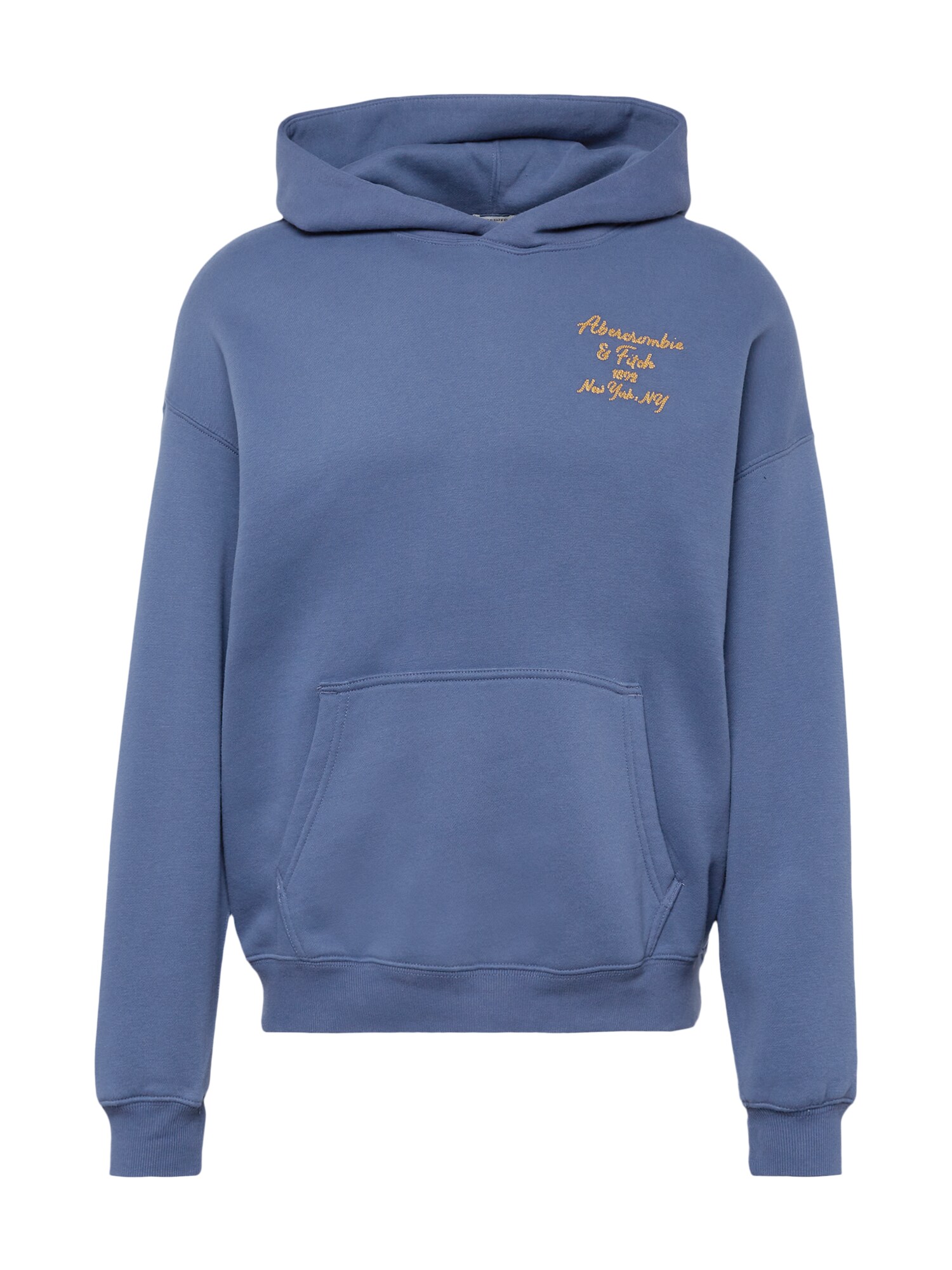 Abercrombie & Fitch Mikina  béžová / modrosivá / zlatá / červená