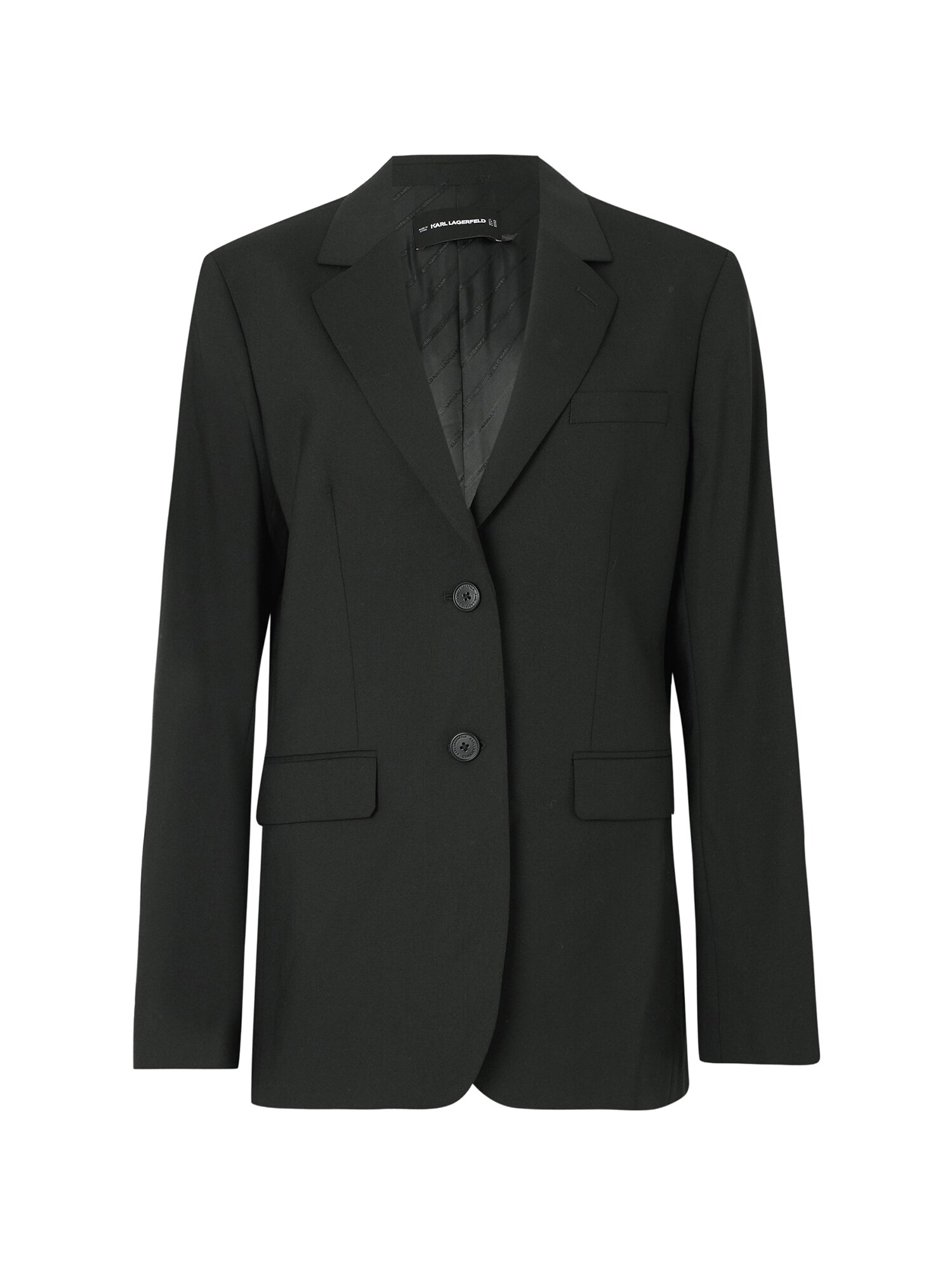 Karl Lagerfeld Sacou  negru / alb