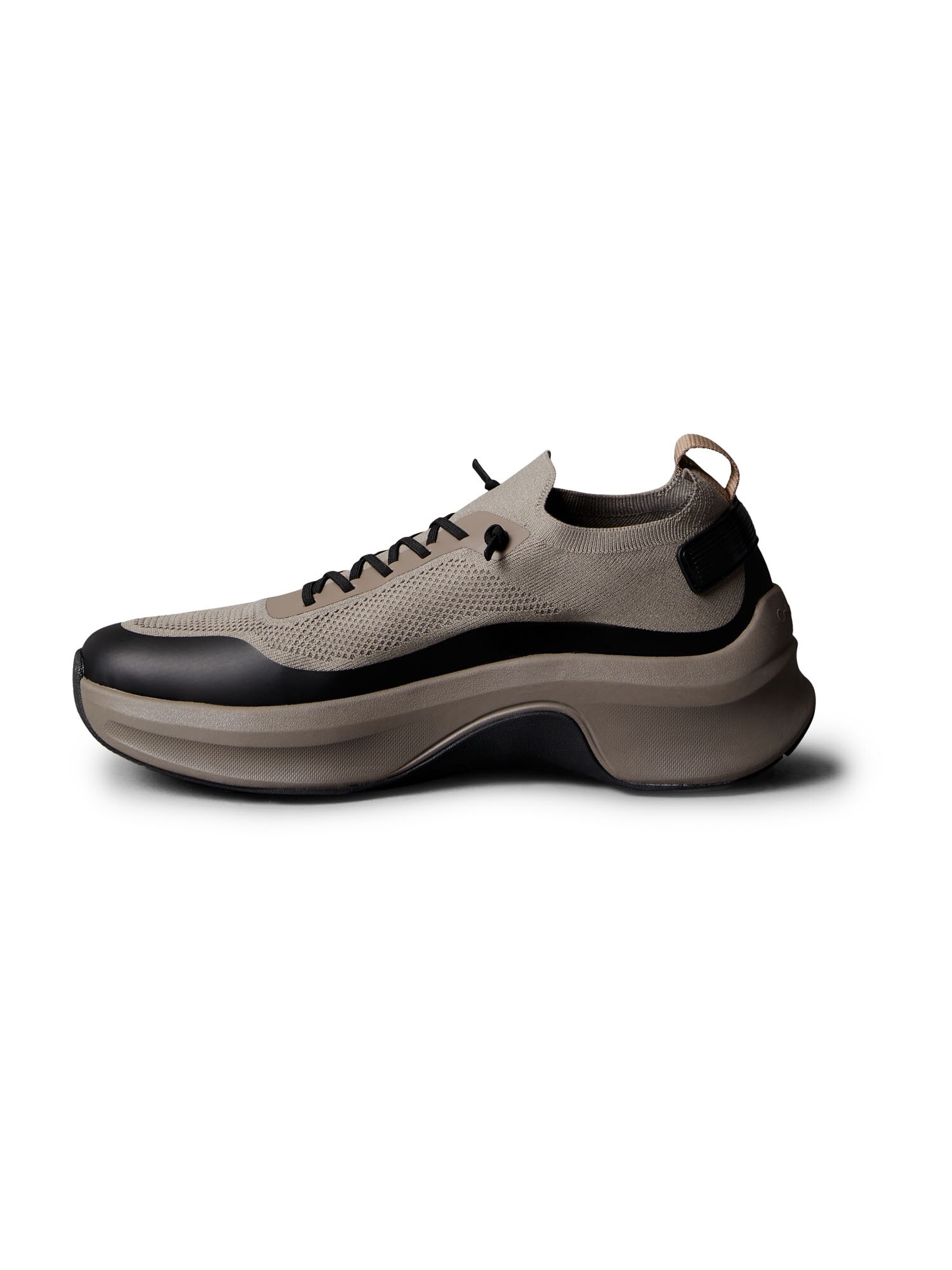 Calvin Klein Sneaker low  kaki / negru