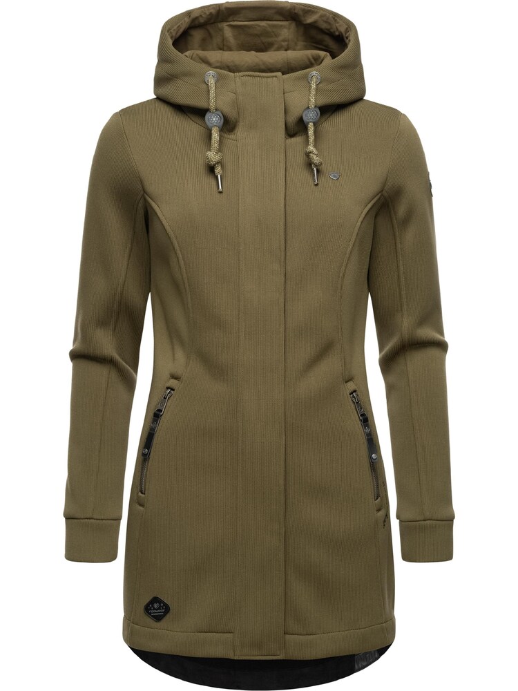 Ragwear Sweatjacke 'Letti' Damen Größe 5XL grau / oliv / schwarz
