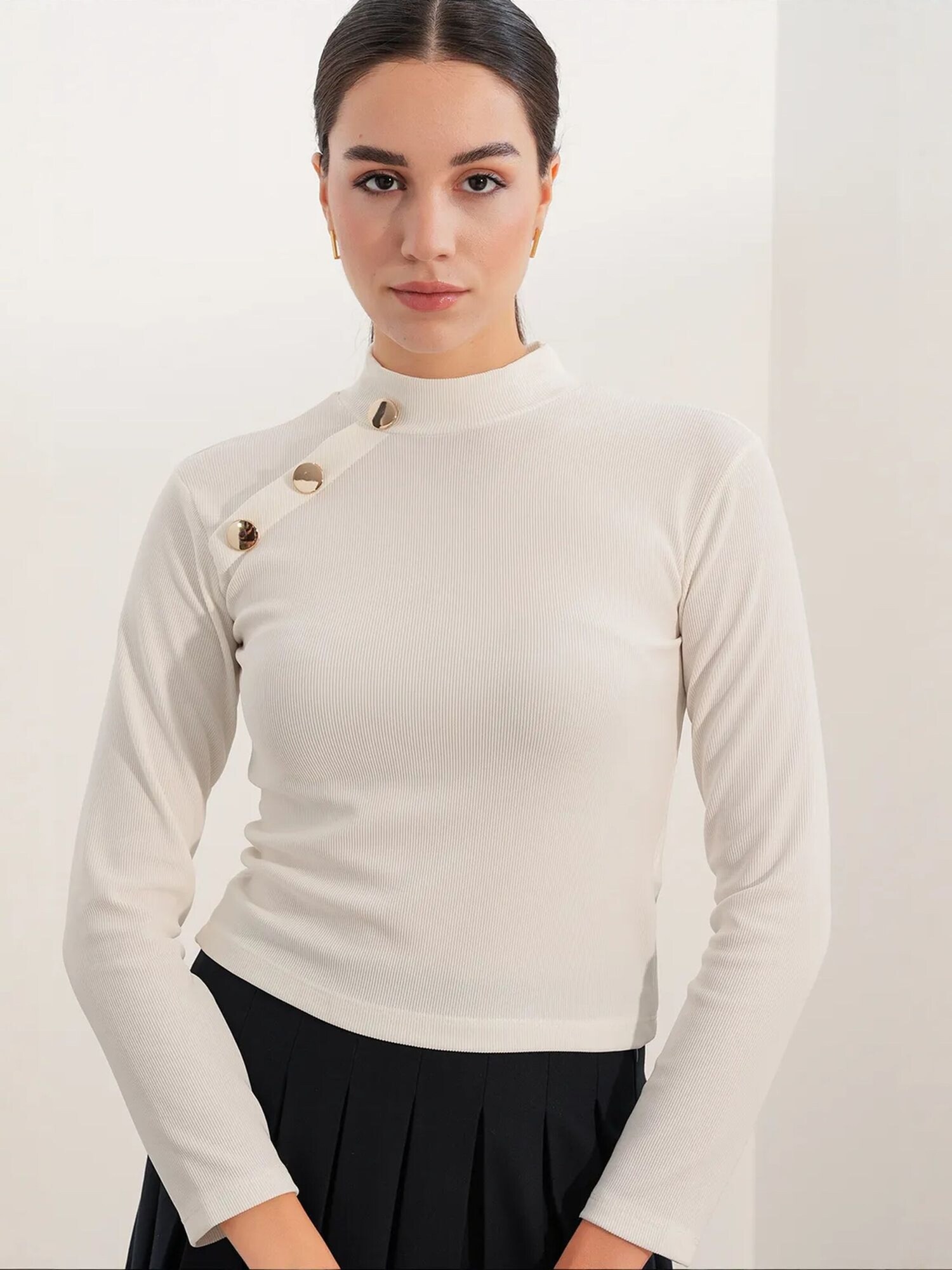 Bigdart Bluza 'Blusen' kameno siva