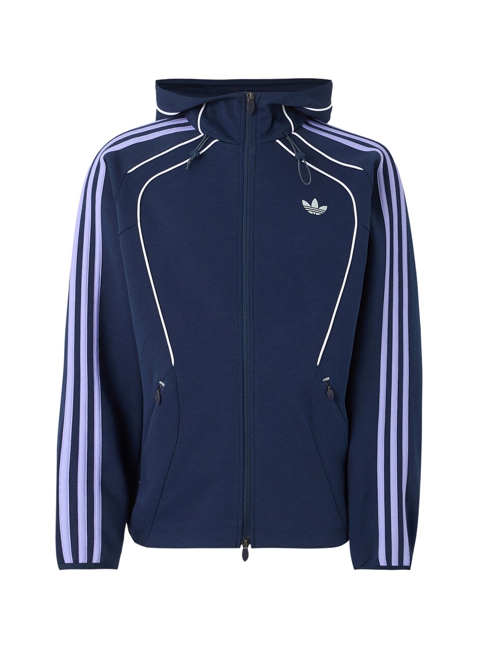 Sweatjacka 'SPACER' indigo / opal