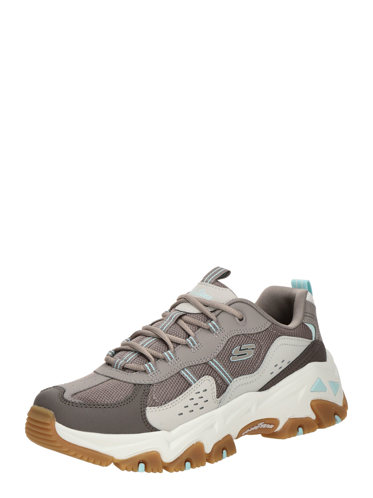 SKECHERS Sneaker low D LITES HIKER  albastru deschis / maro / maro închis / gri taupe