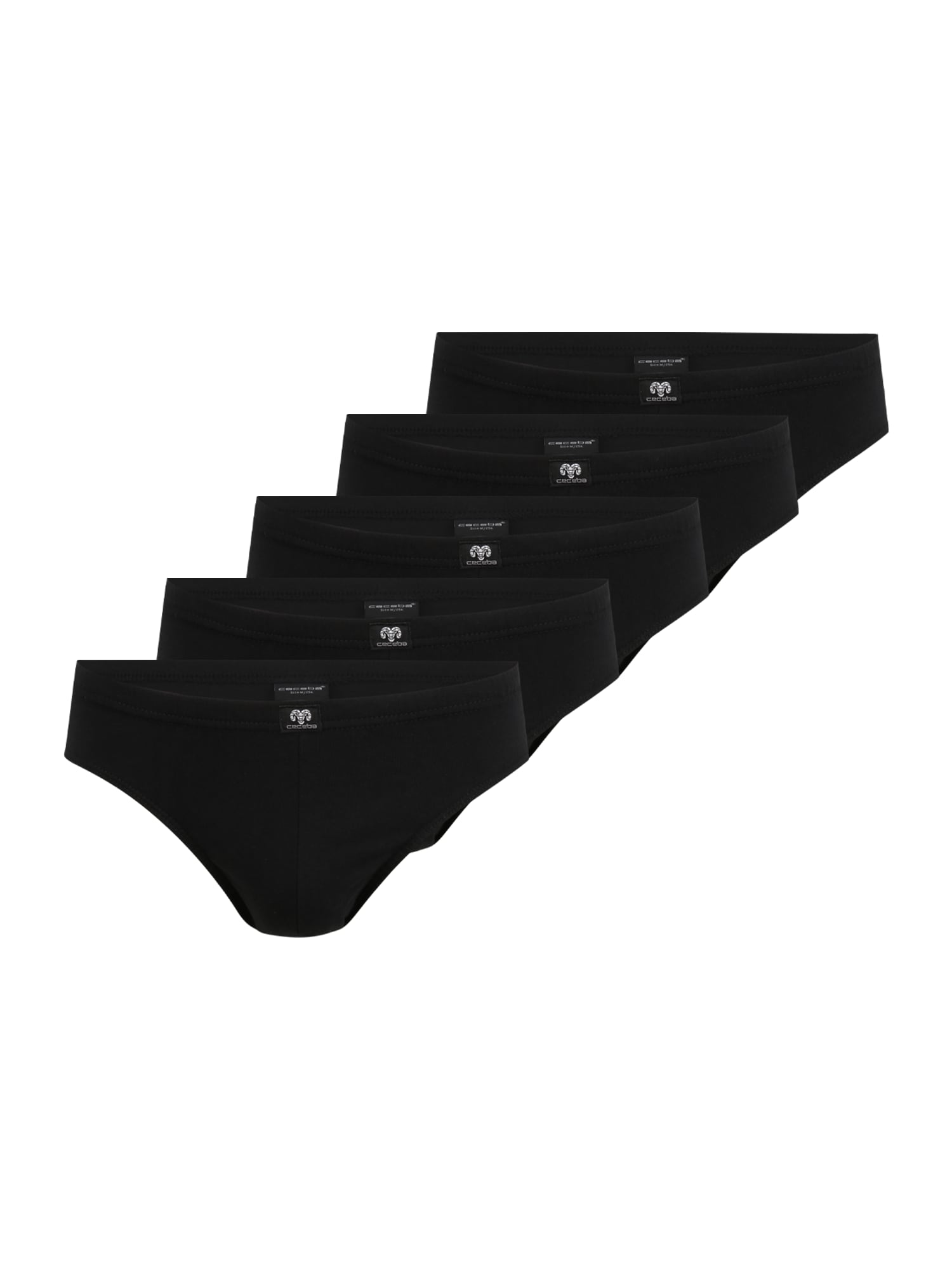 CECEBA Slip  negru / alb