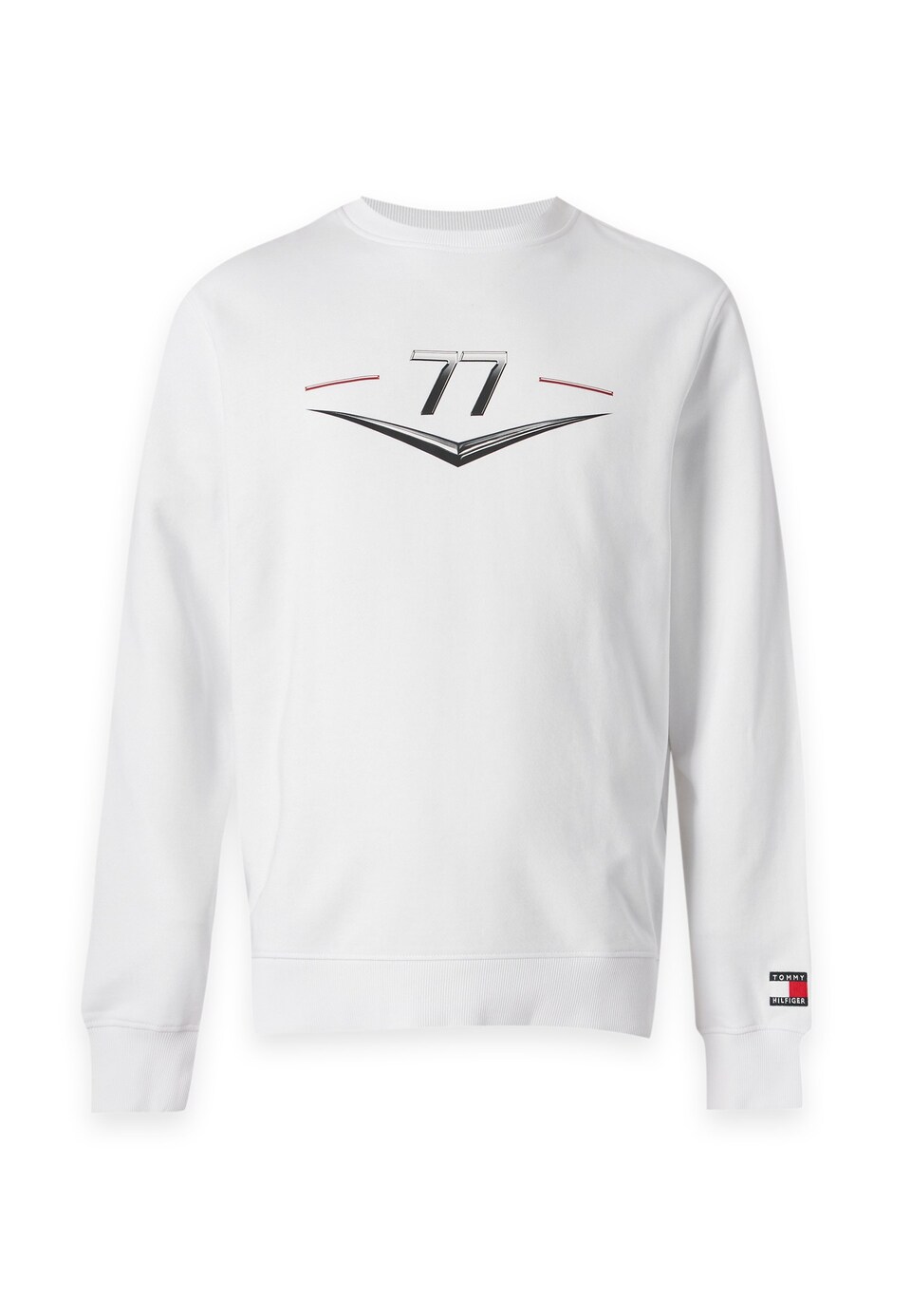 Sweatshirt 'TH X CF1' knallröd / svart