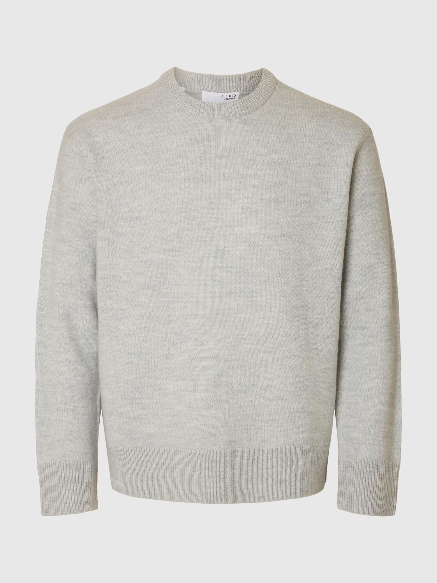 SELECTED Jersey  gris claro