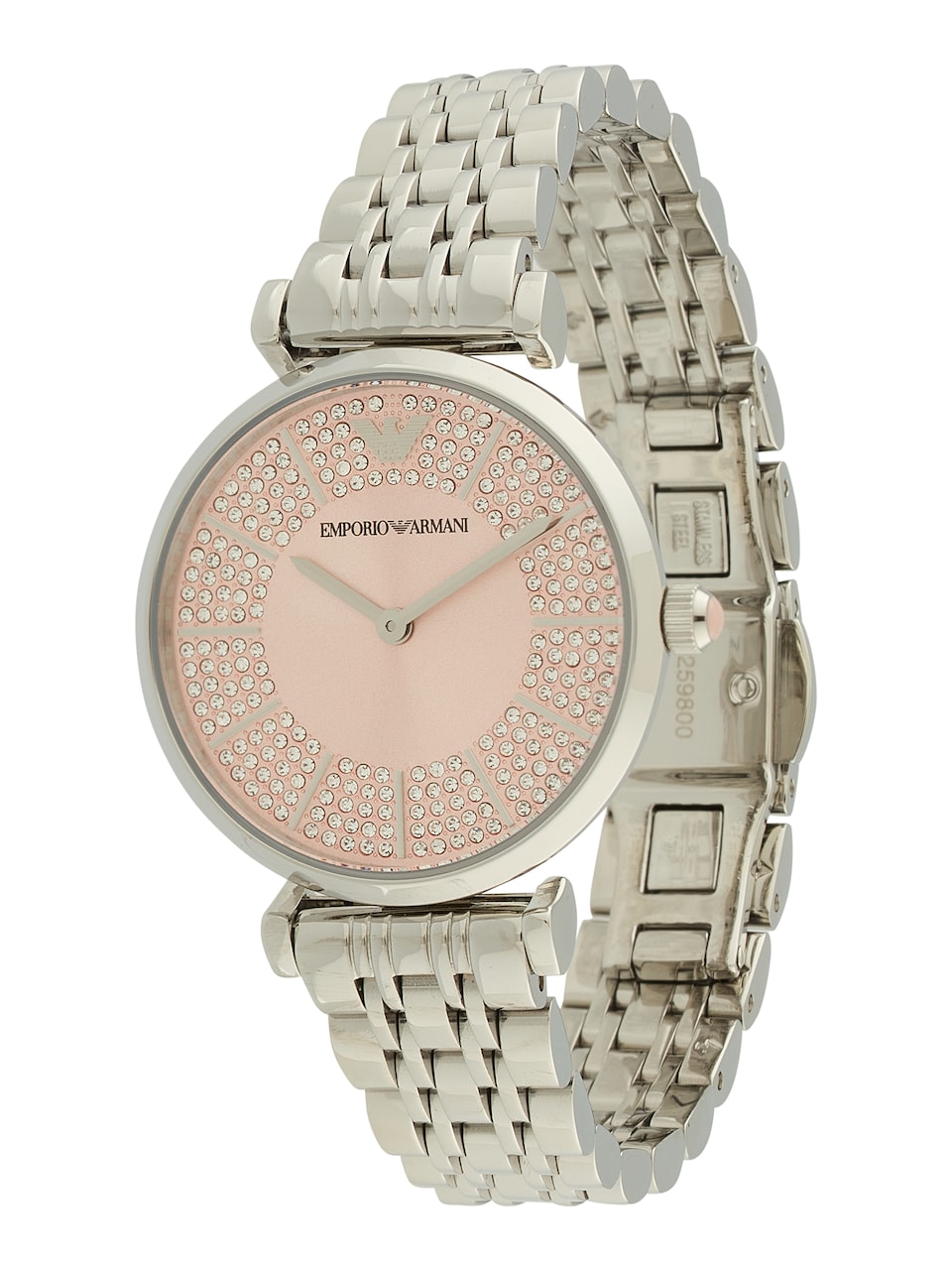 Analog klocka rosé / silver