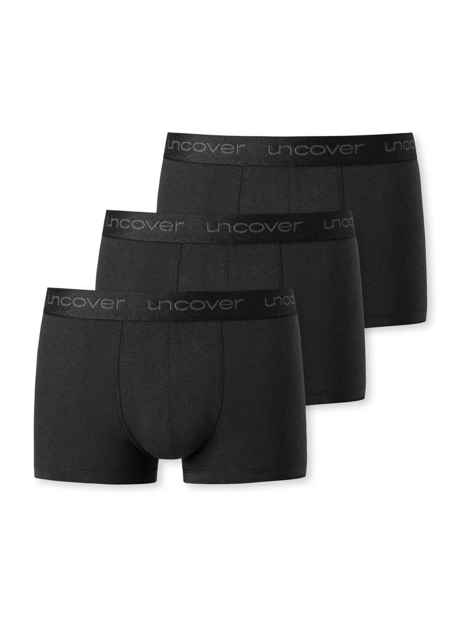 uncover by SCHIESSER Boxer trumpikės 'Uncover' juoda