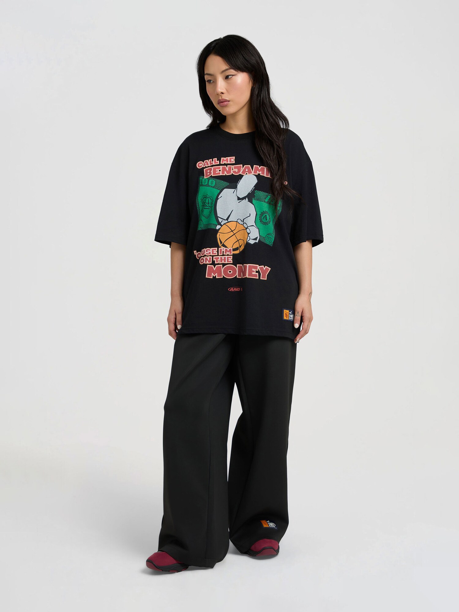 AND1 Camiseta 'Auf dem Geld' negro – imagen 3