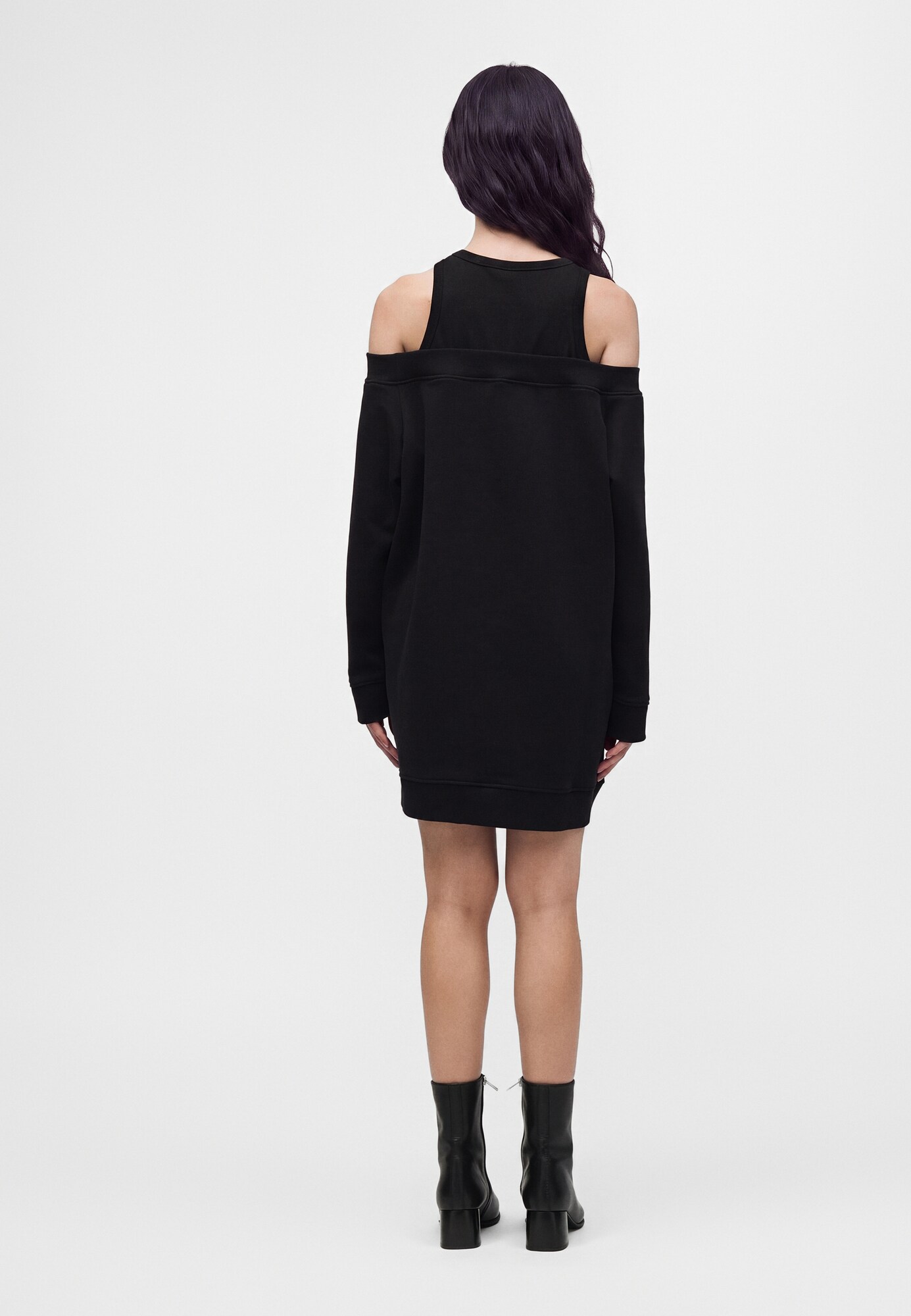 KARL LAGERFELD JEANS Vestido negro / blanco – imagen 23