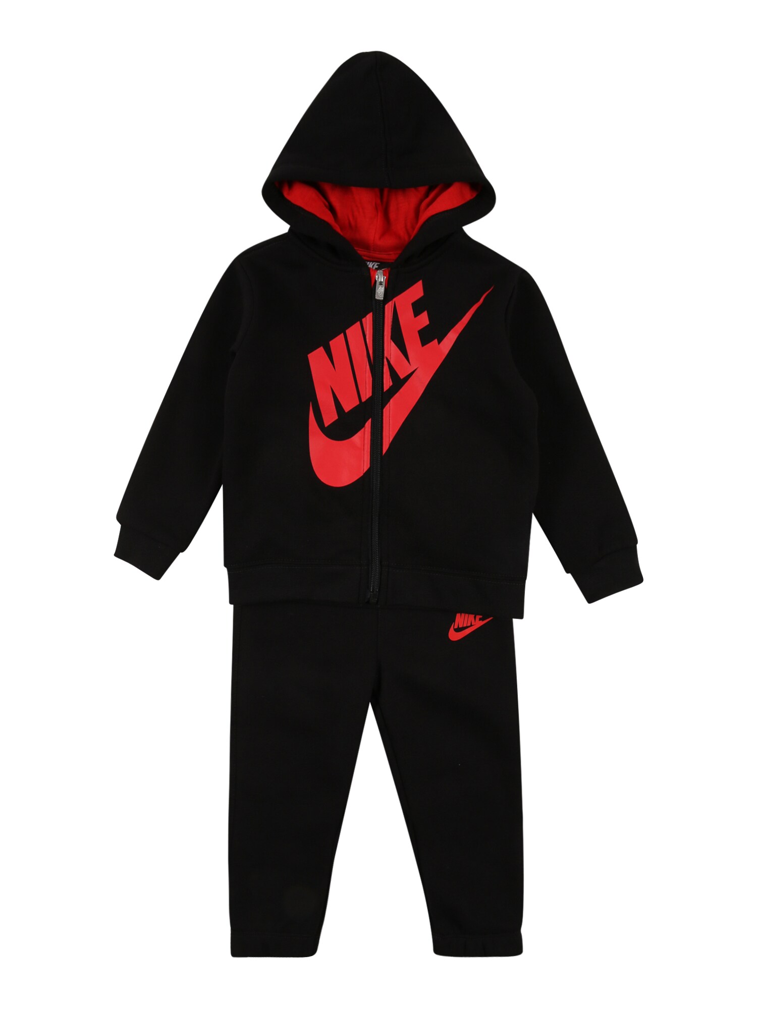 Nike Sportswear Laisvalaikio kostiumas  raudona / juoda