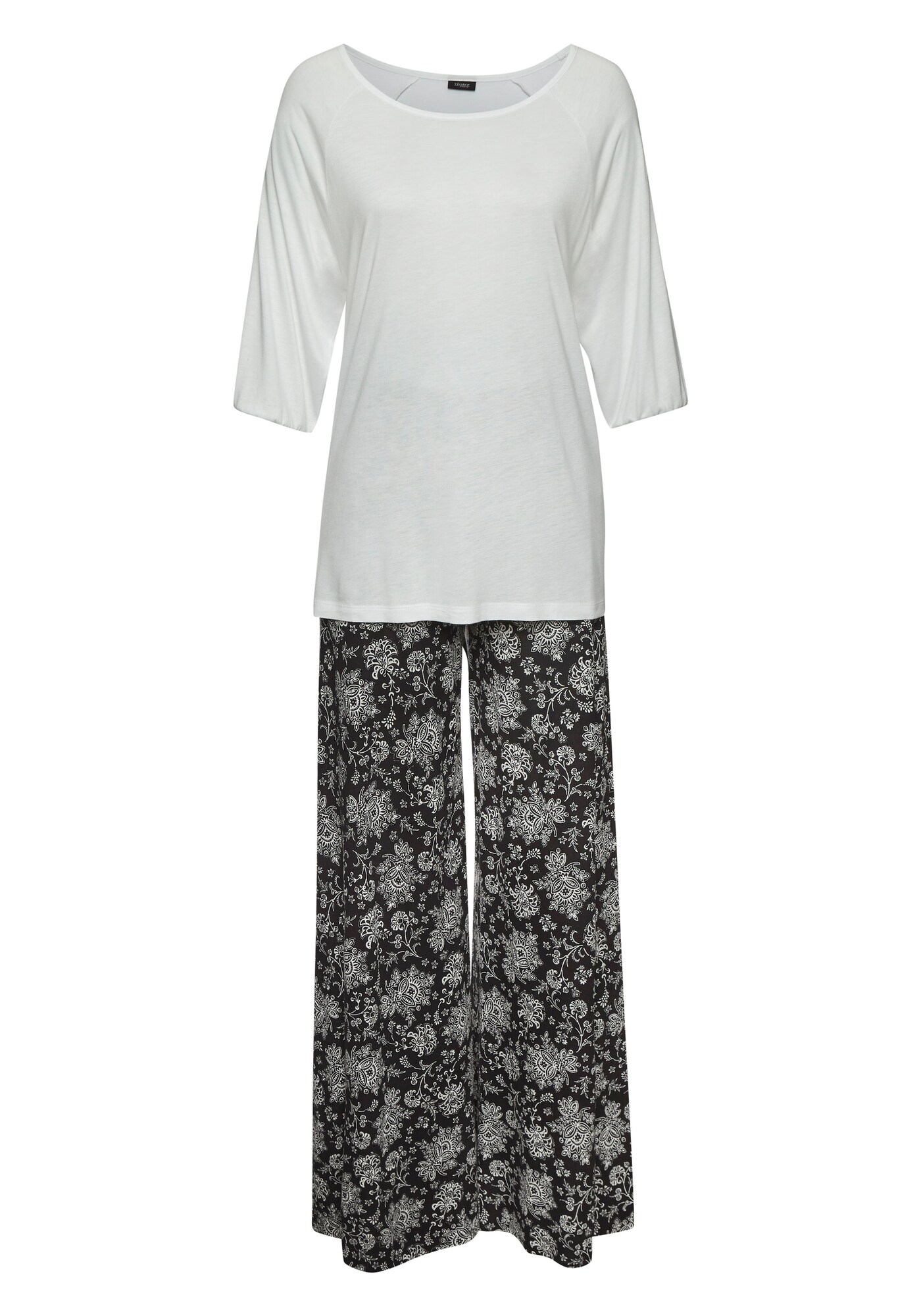 VIVANCE Pijama Dreams  negru / alb