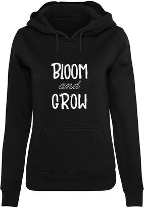 Merchcode Sweatshirt ‘Spring – Bloom And Grow’ Zwart / Wit