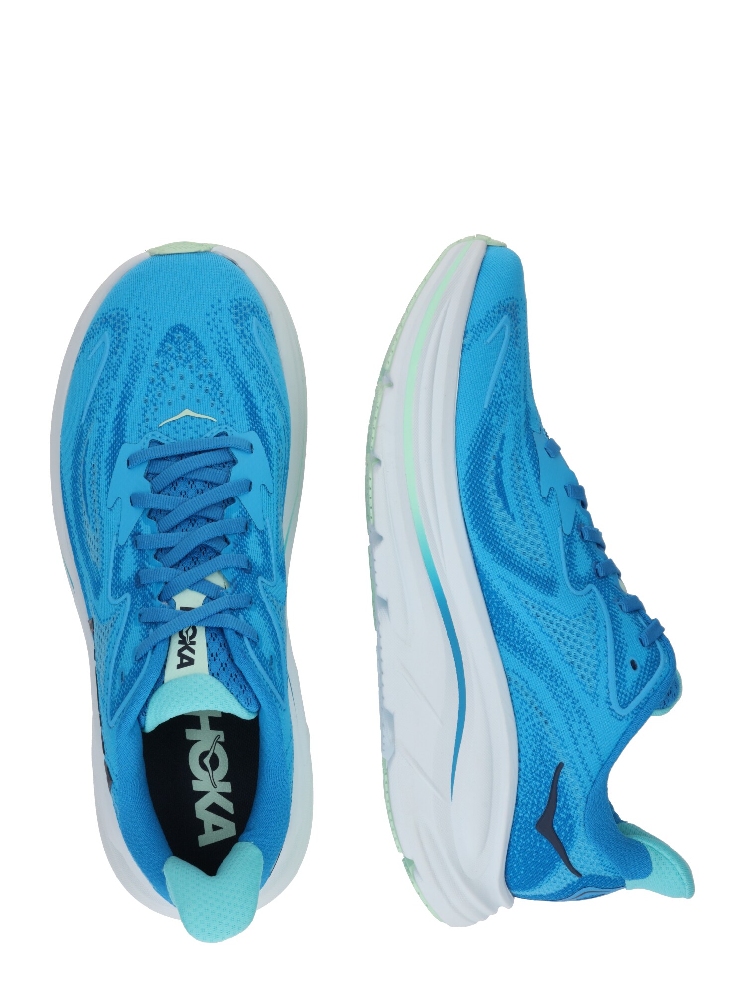 HOKA Futócipők 'CLIFTON 10'  kék / neonkék / menta / fekete termék 2. képe