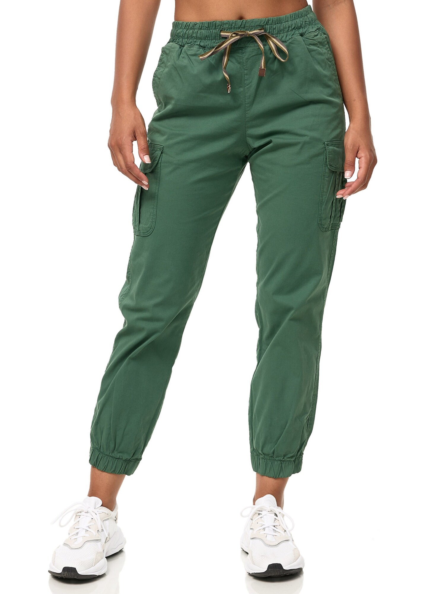 Tazzio Pantalón cargo 'F600'  verde moteado
