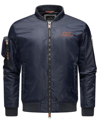 STONE HARBOUR Tussenjas ‘Berkoo’ Navy / Oranje