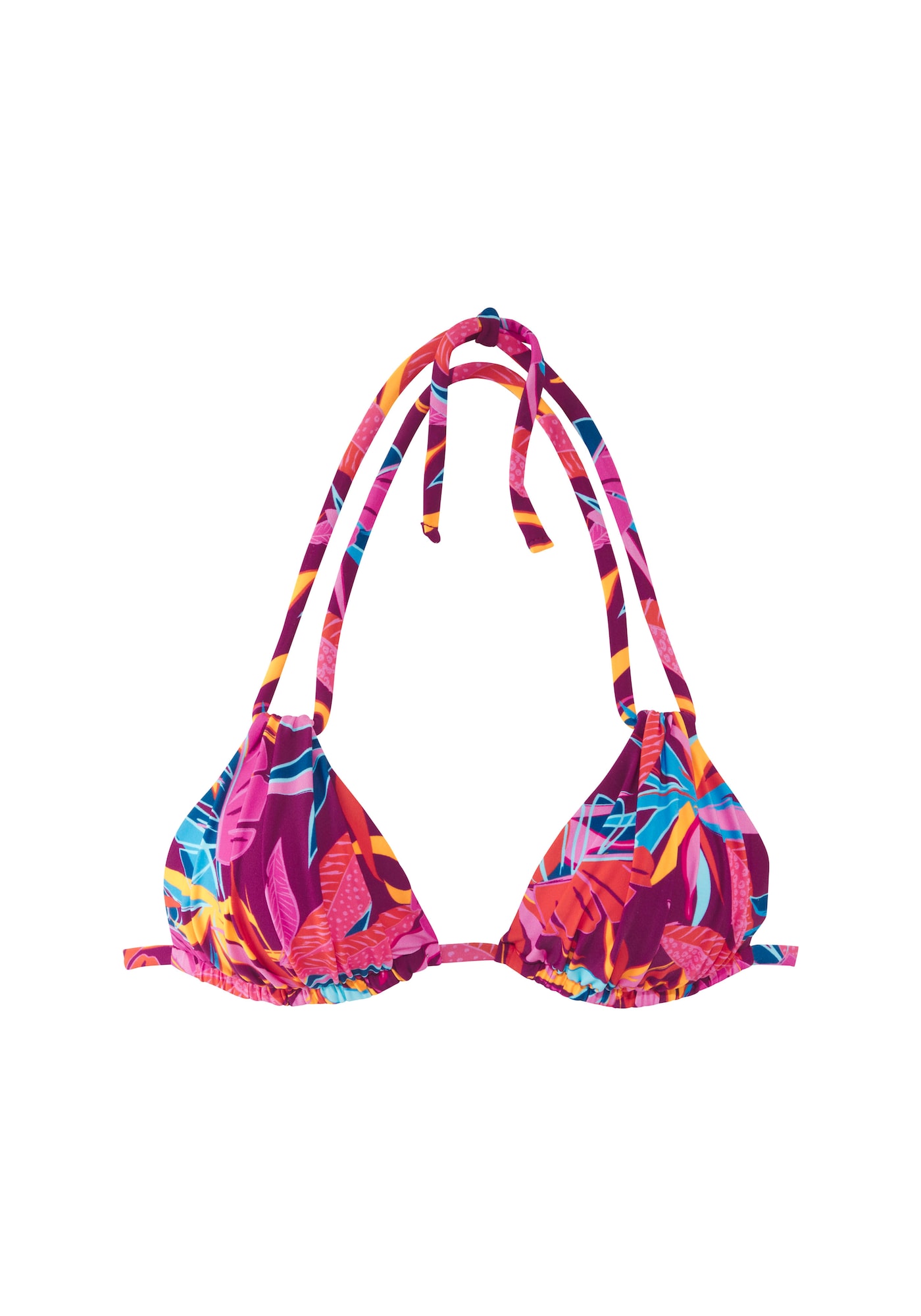 BUFFALO Sutien costum de baie  galben / mov zmeură / fucsia / roșu