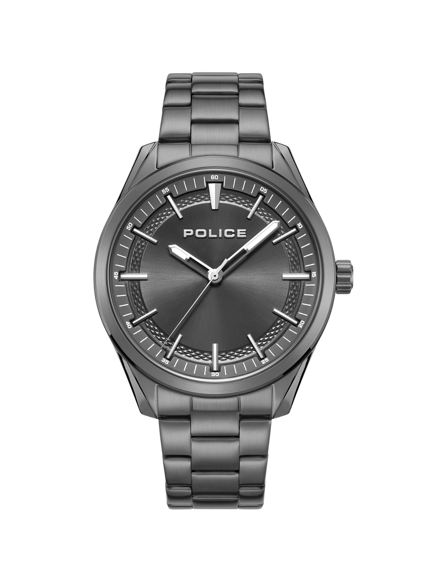 POLICE Orologio analogico 'Grille'  grigio scuro