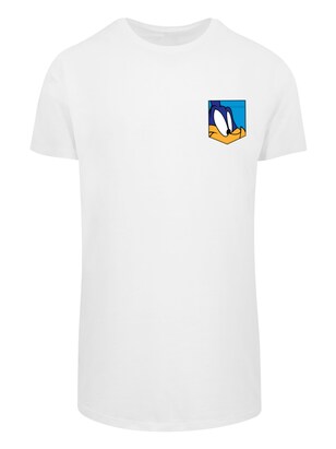 F4NT4STIC Shirt ‘Looney Tunes Road Runner’ Blauw / Oranje / Zwart / Wit