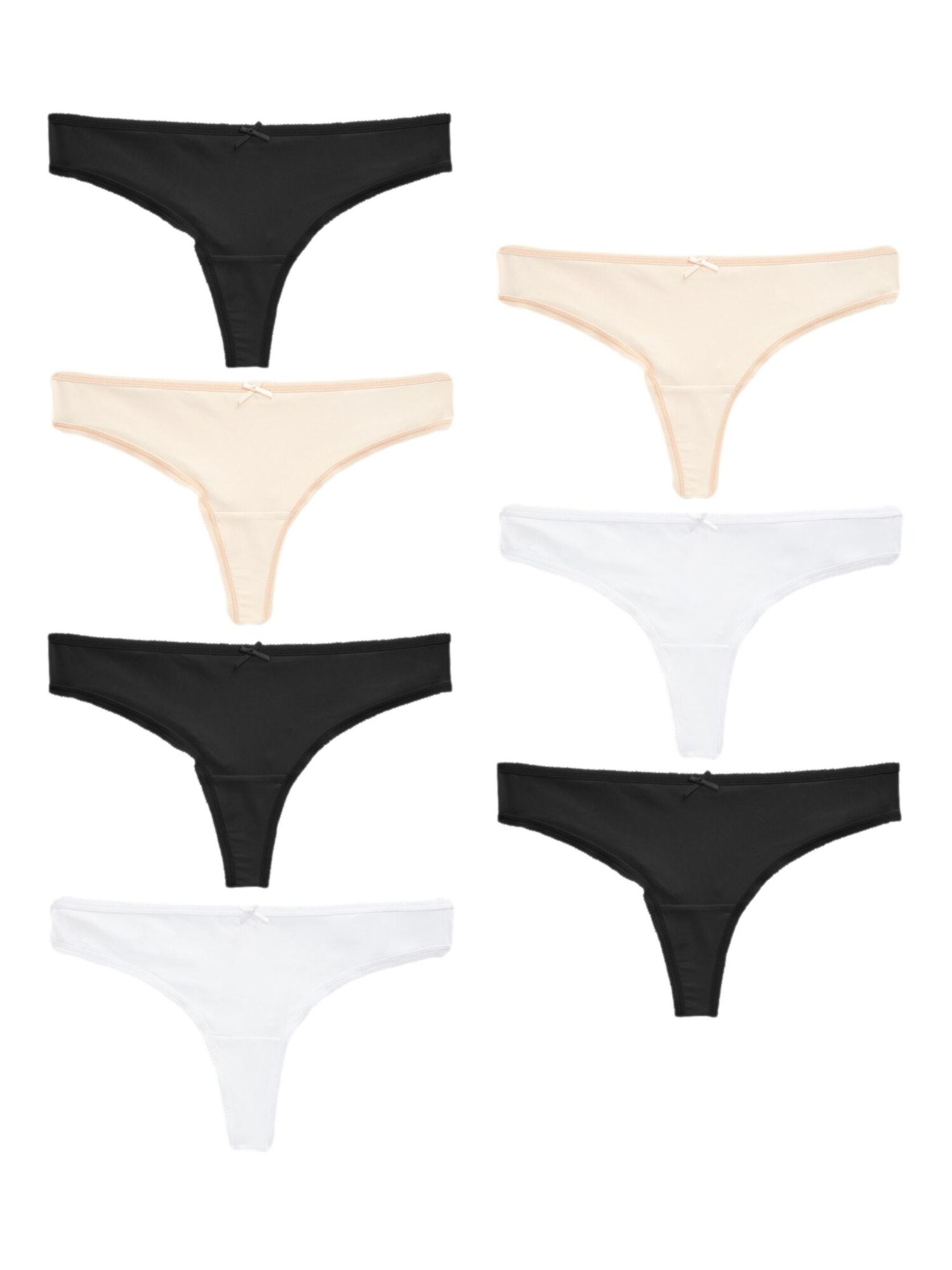 Next Tanga  crem / negru / alb