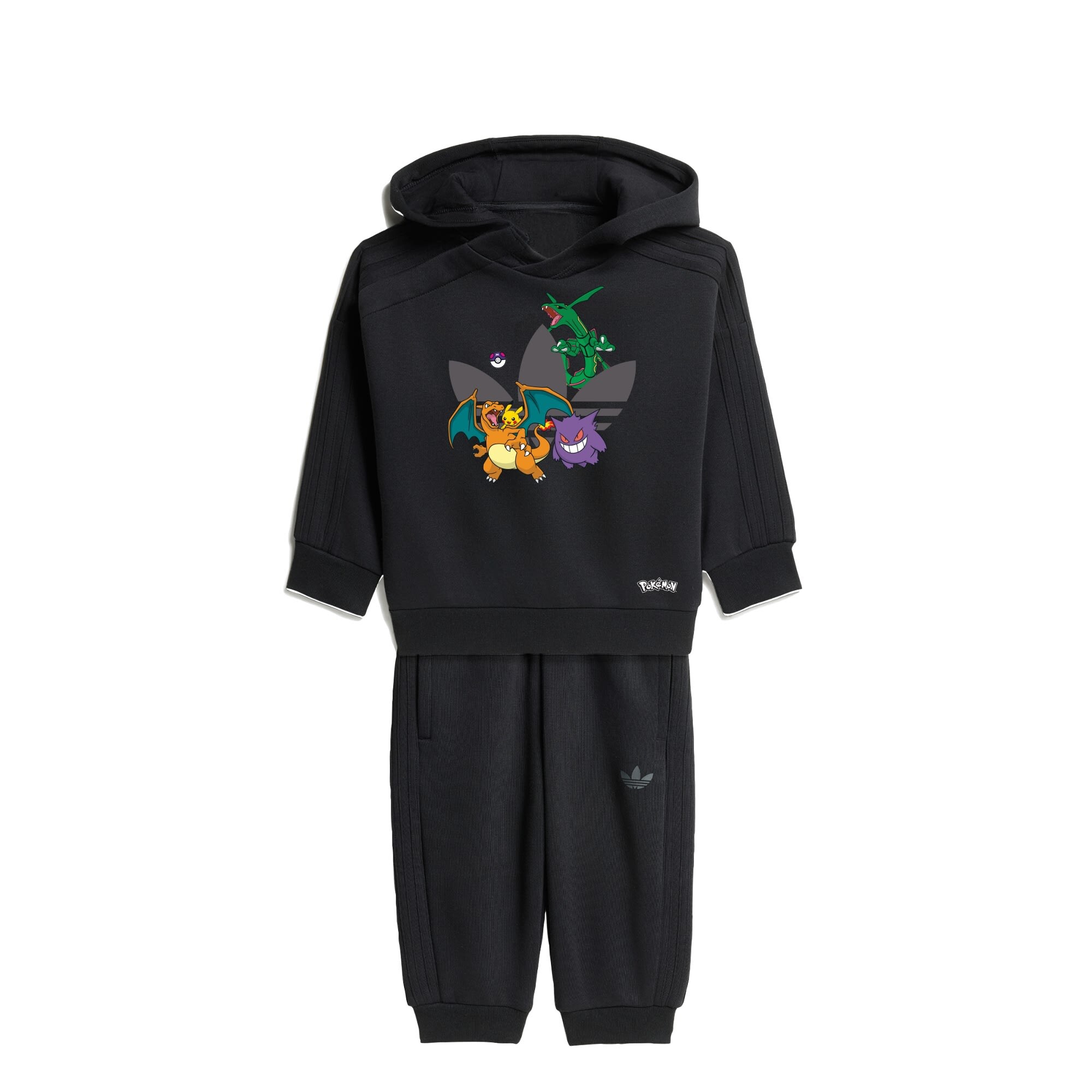 ADIDAS ORIGINALS Jogging komplet 'Pokemon' zelena / narančasta / crna