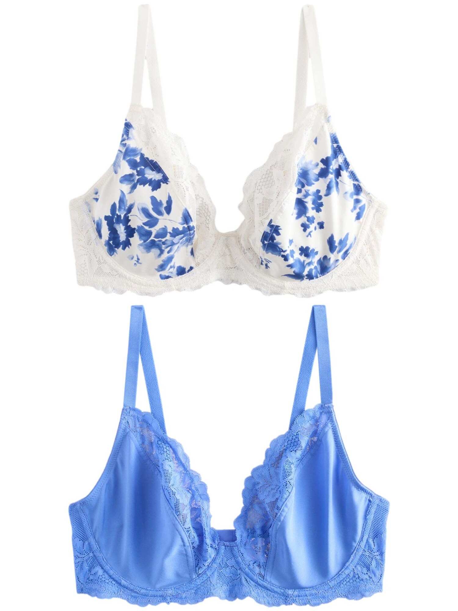 Next Sutien  albastru / alb