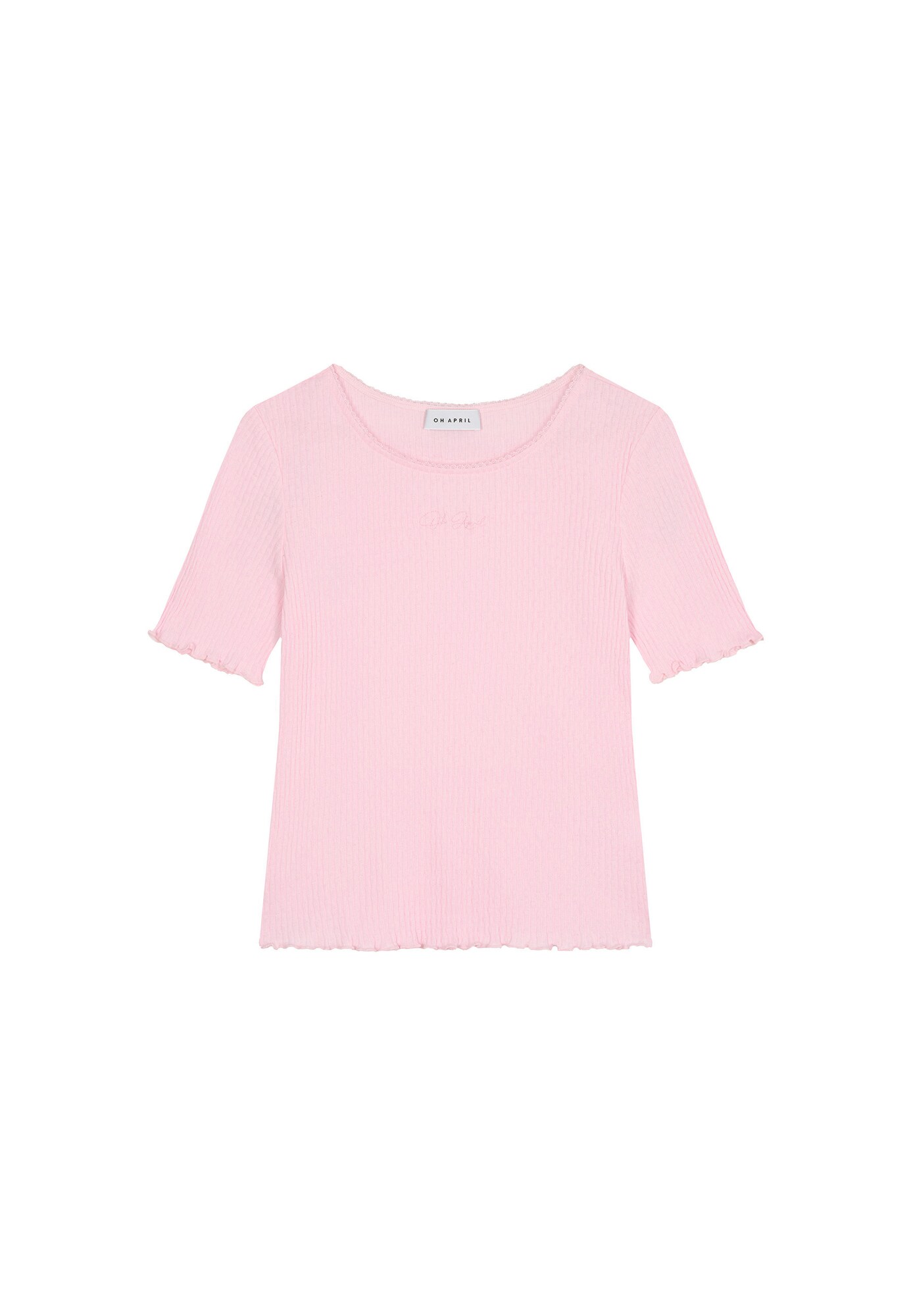 OH APRIL Tricou Lune roz